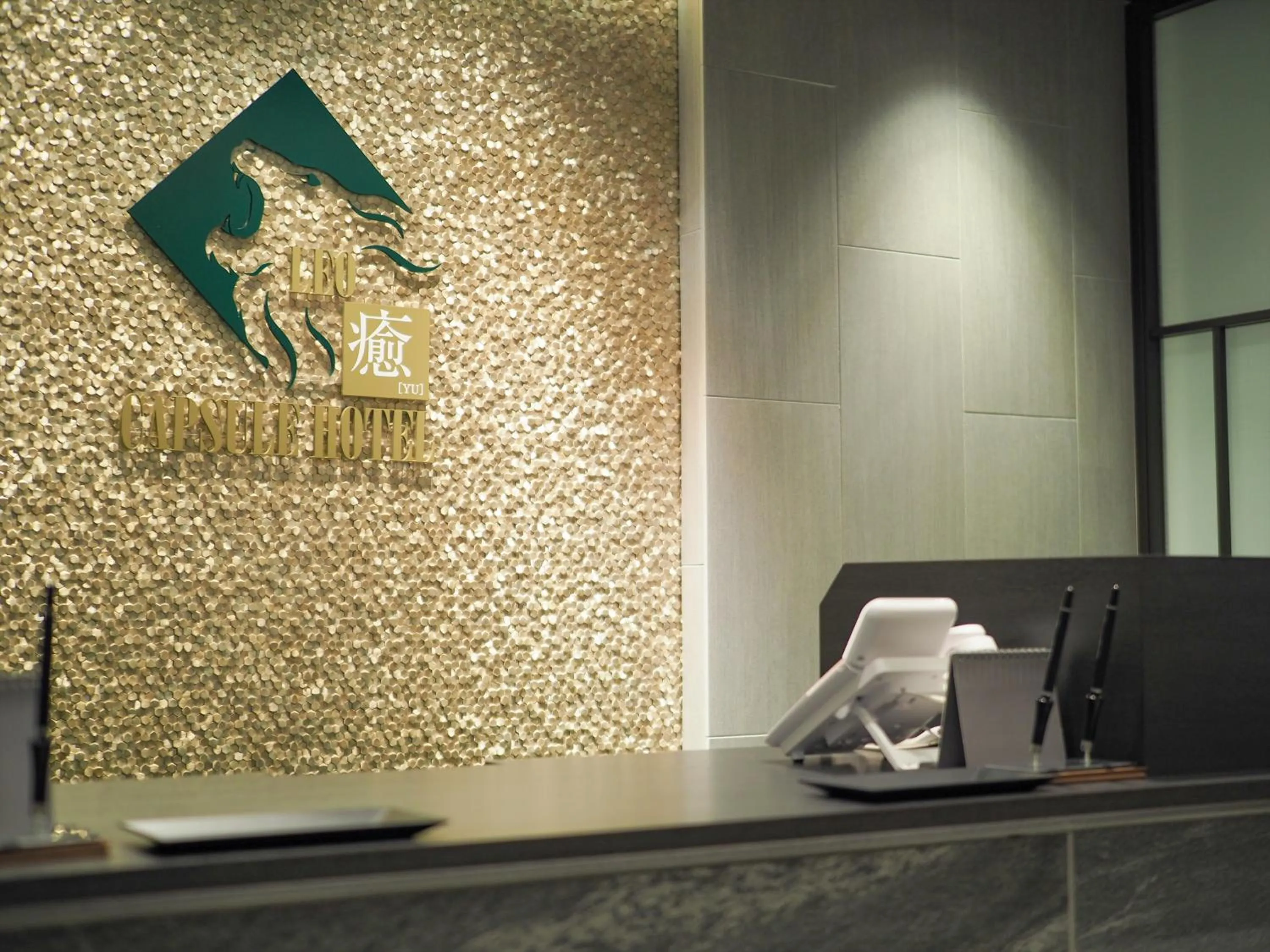 Lobby or reception in Leo Yu Capsule Hotel Funabashi