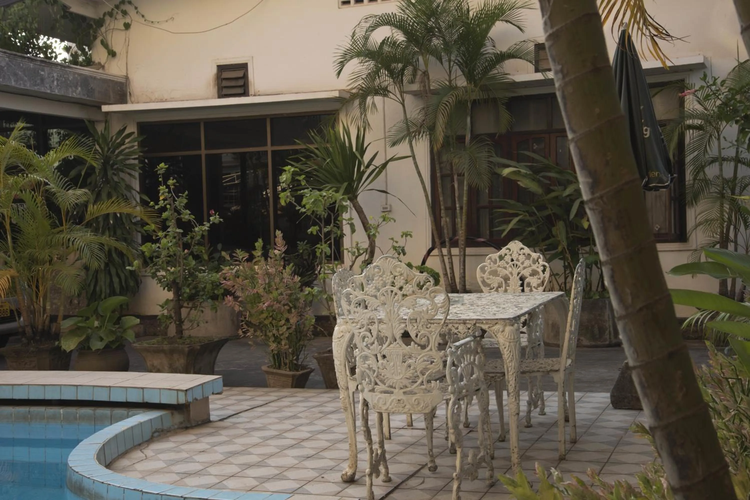 Patio in Villa Sisavad Guesthouse
