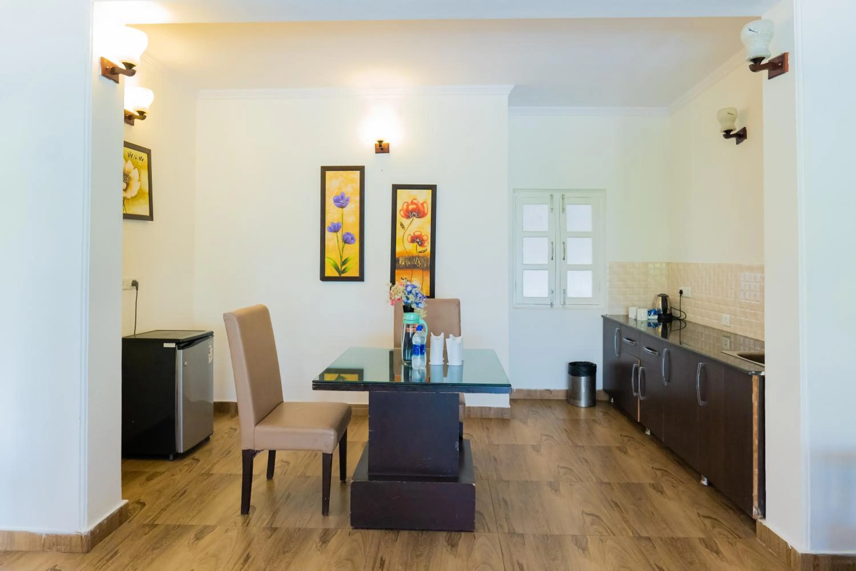 Seating area in Neelesh Inn- A Luxury Lake View Hotel- 20 kms from Nainital