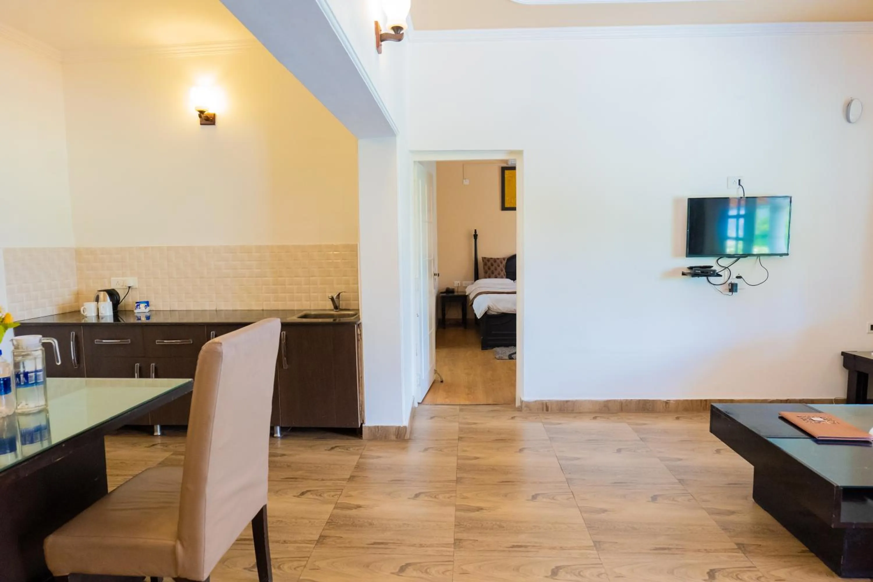 Bed in Neelesh Inn- A Luxury Lake View Hotel- 20 kms from Nainital