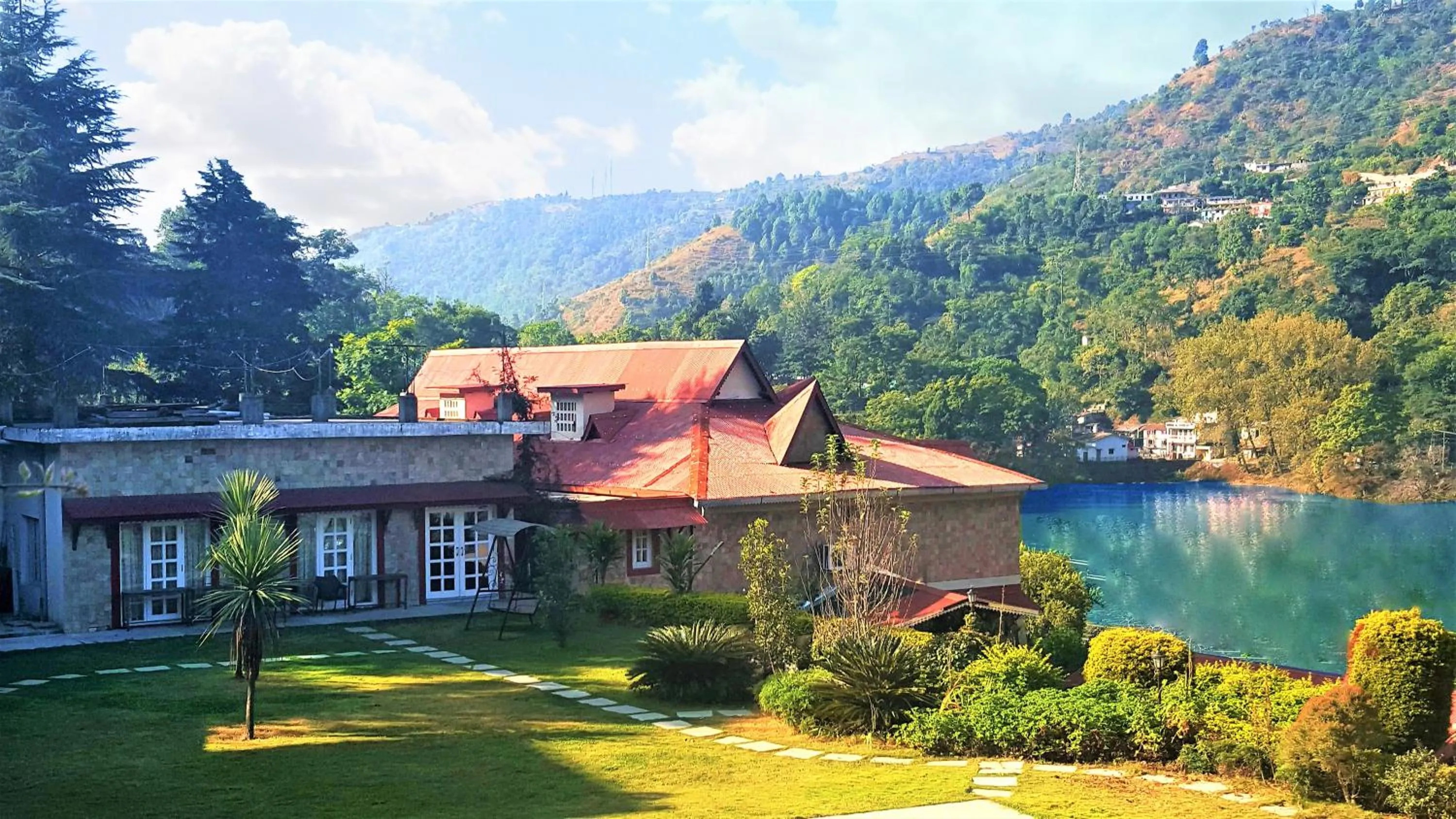 Property building in Neelesh Inn- A Luxury Lake View Hotel- 20 kms from Nainital