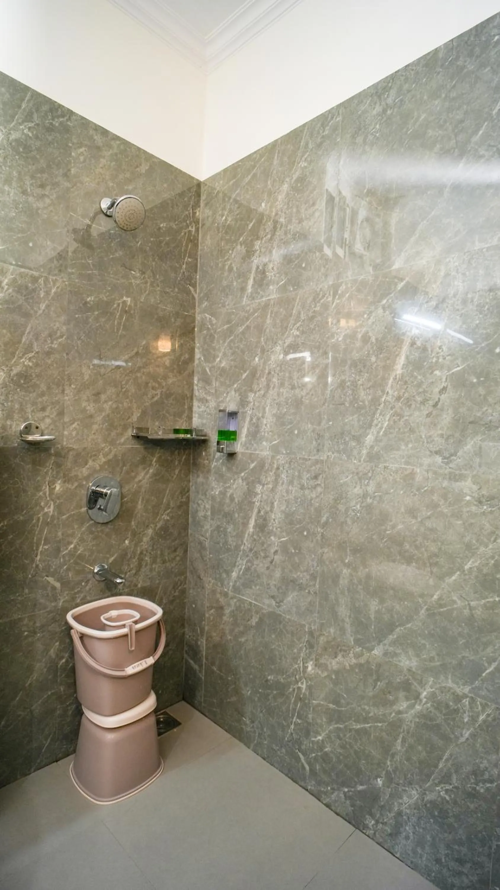 Shower in Neelesh Inn- A Luxury Lake View Hotel- 20 kms from Nainital