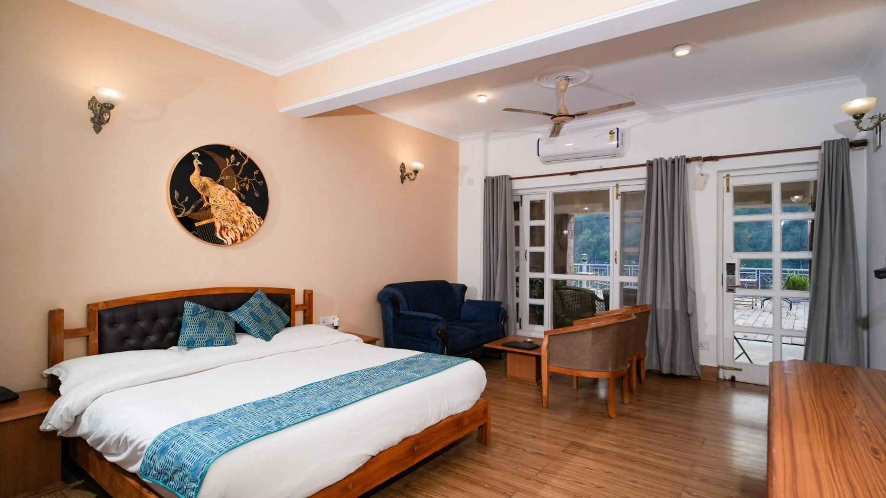 Bed in Neelesh Inn- A Luxury Lake View Hotel- 20 kms from Nainital