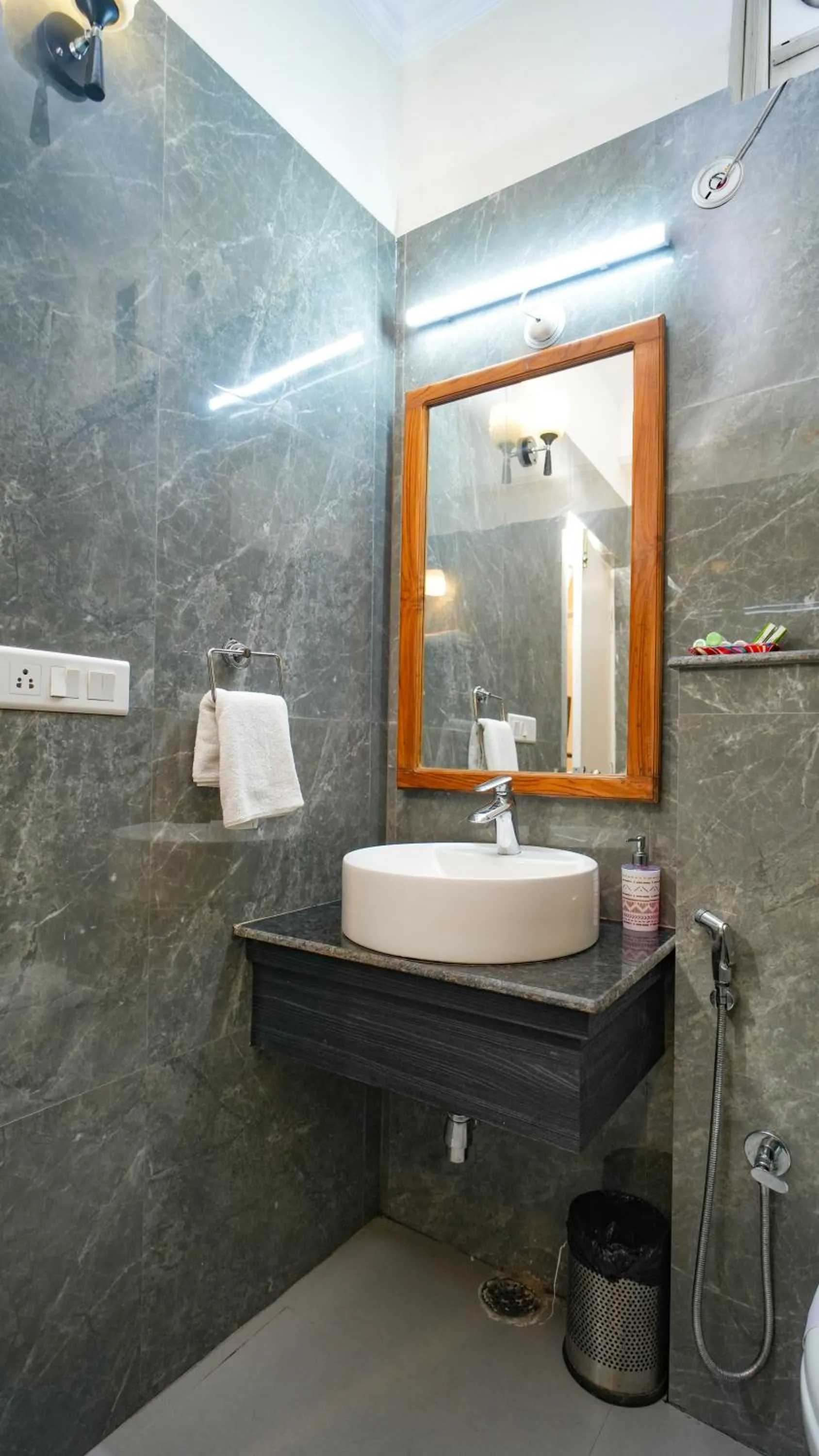 Shower in Neelesh Inn- A Luxury Lake View Hotel- 20 kms from Nainital