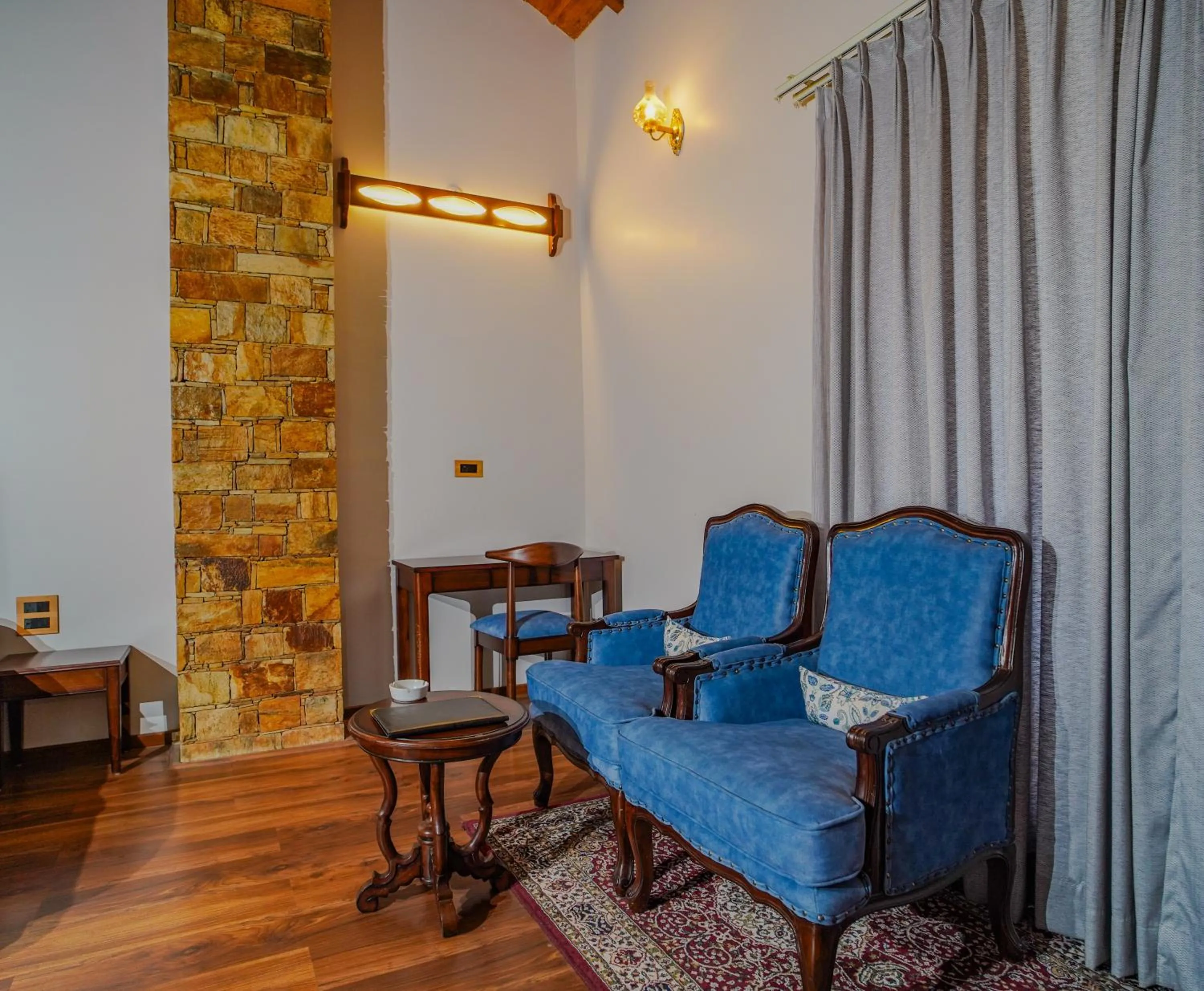 Living room in Neelesh Inn- A Luxury Lake View Hotel- 20 kms from Nainital