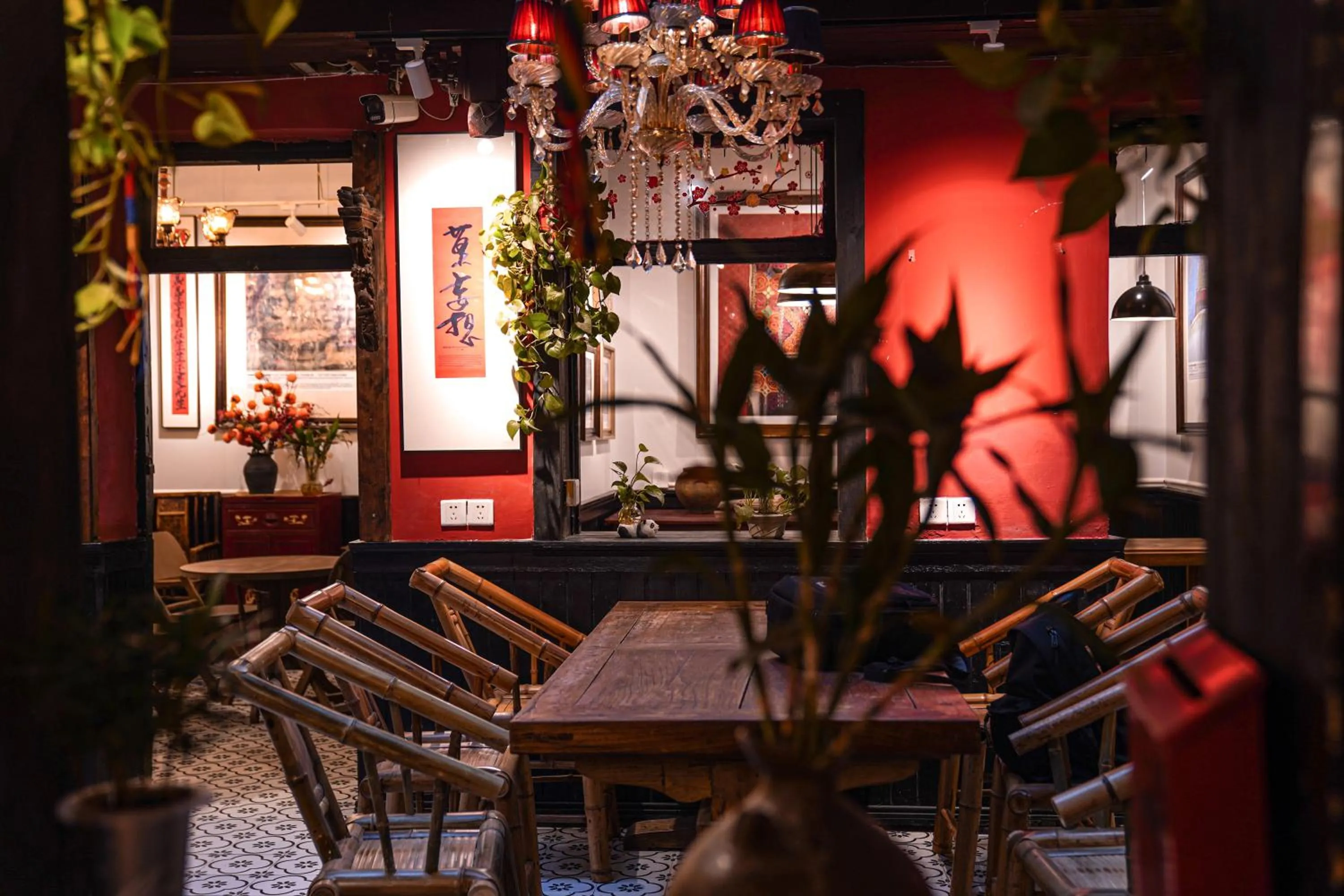 Seating area in POSHPACKER - Chengdu Mix Hostel - Cicada Zen Yard