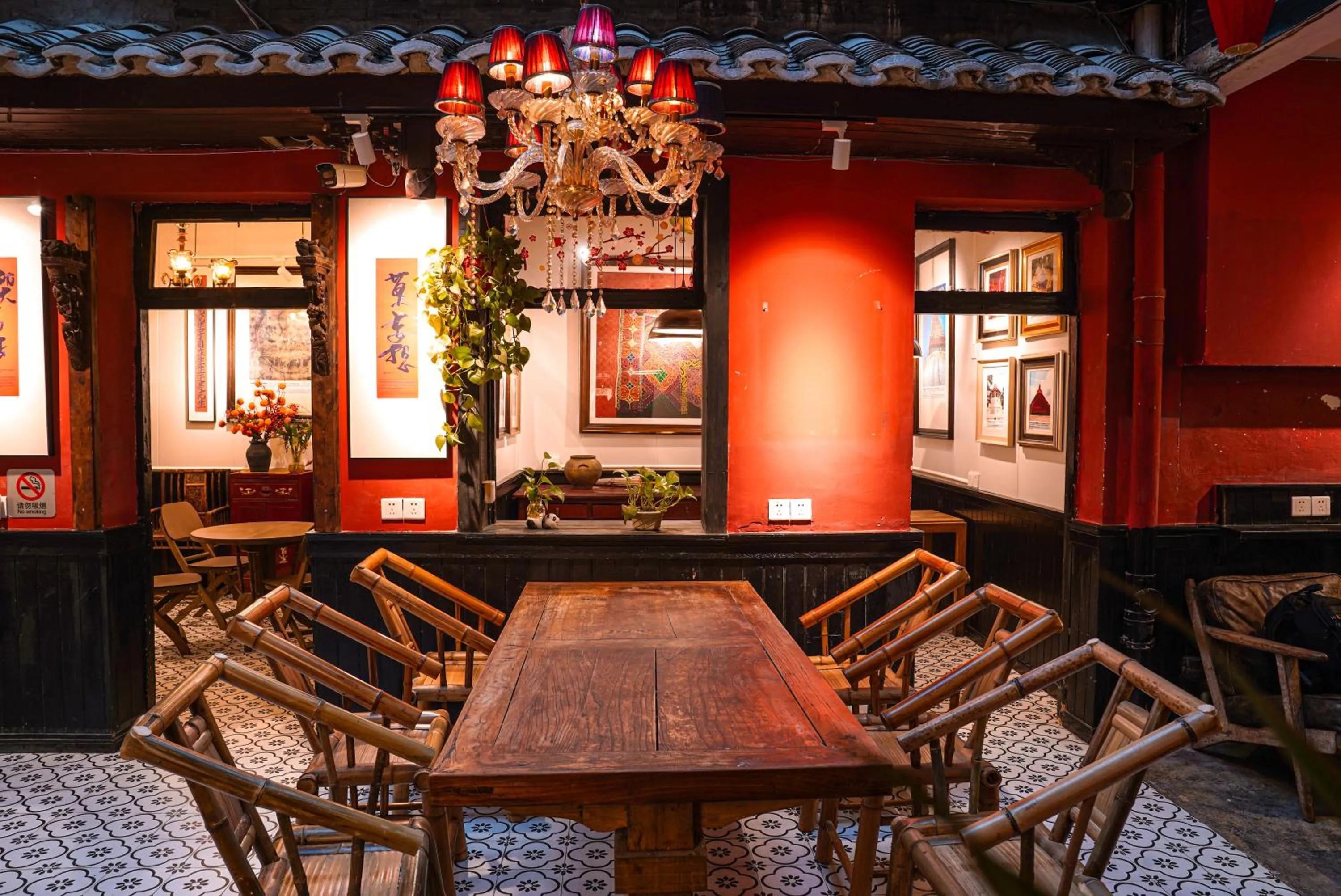 Lobby or reception in POSHPACKER - Chengdu Mix Hostel - Cicada Zen Yard