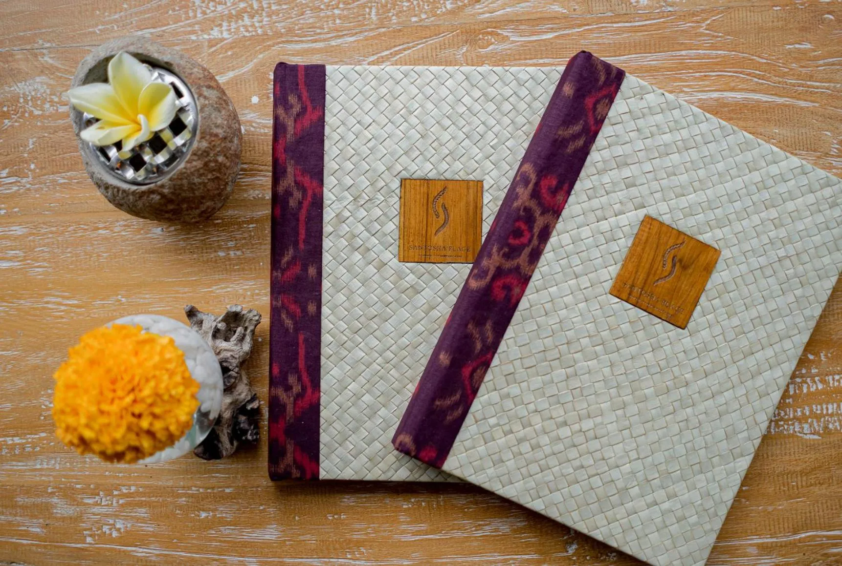 Property logo or sign in Santosha Place