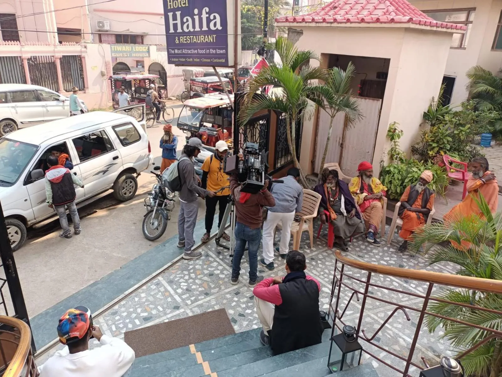 Facade/entrance in HOTEL HAIFA