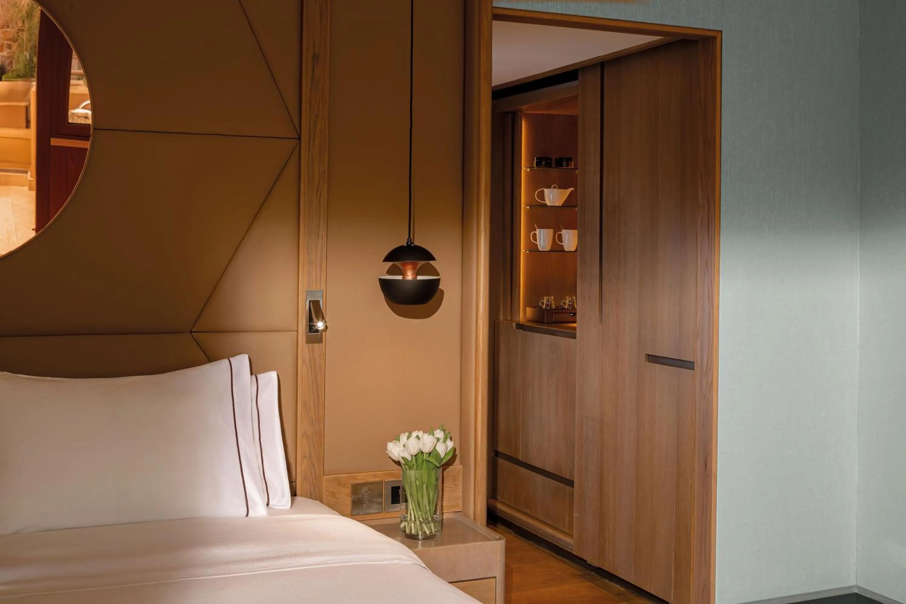 Decorative detail, Bed in Four Seasons Hotel