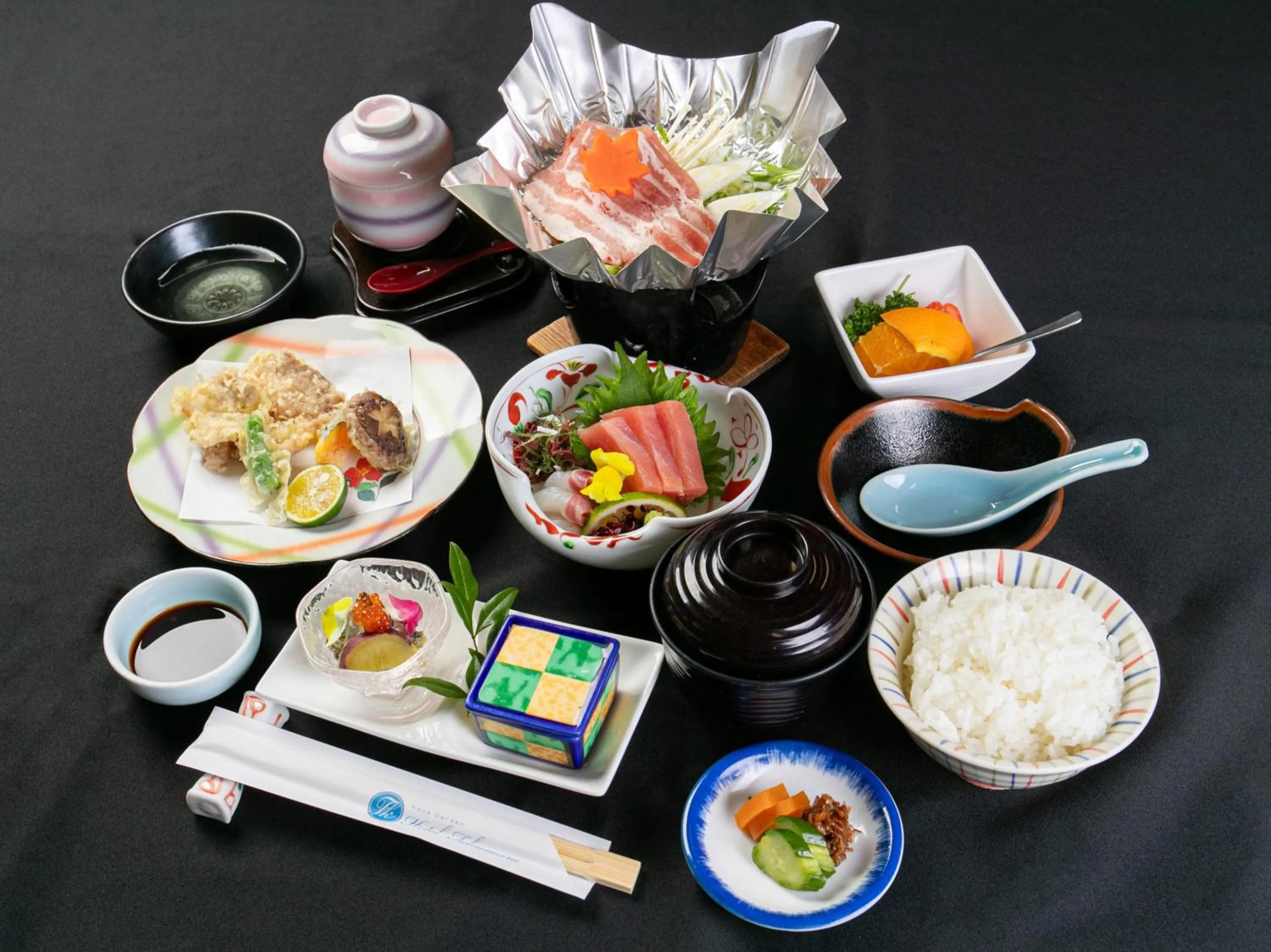 Food in Aqua Garden Hotel Fukumaru