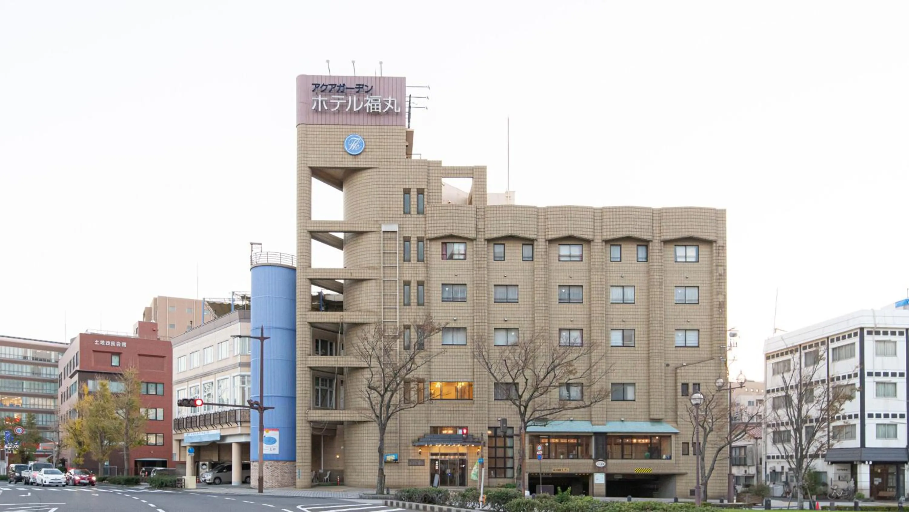 Property building in Aqua Garden Hotel Fukumaru