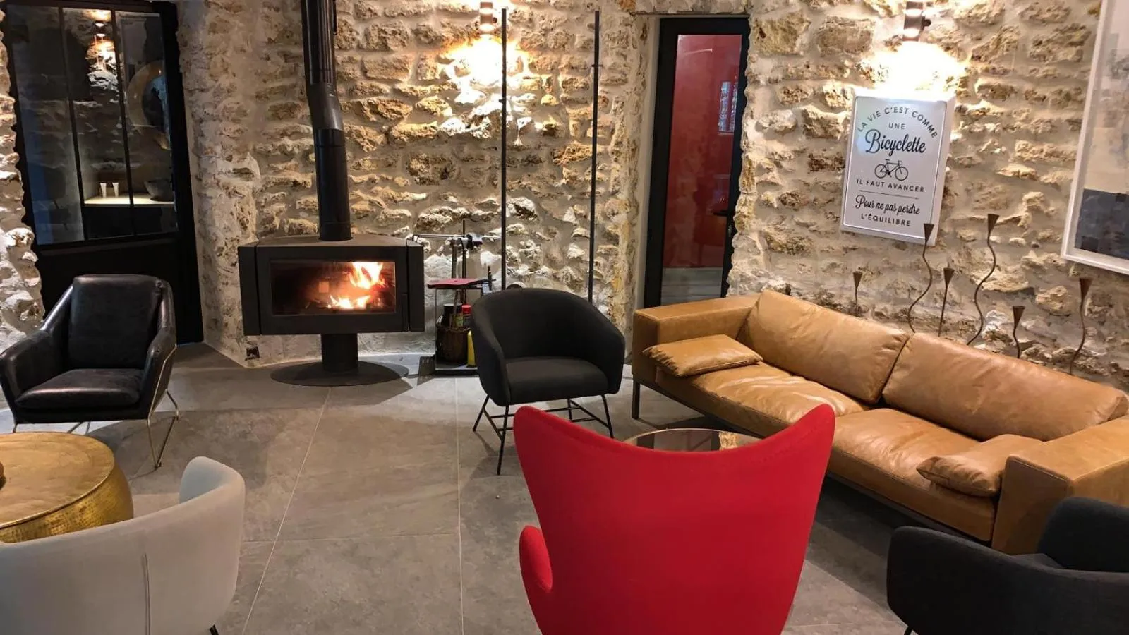 Living room in LA MAISON DE ROBINSON