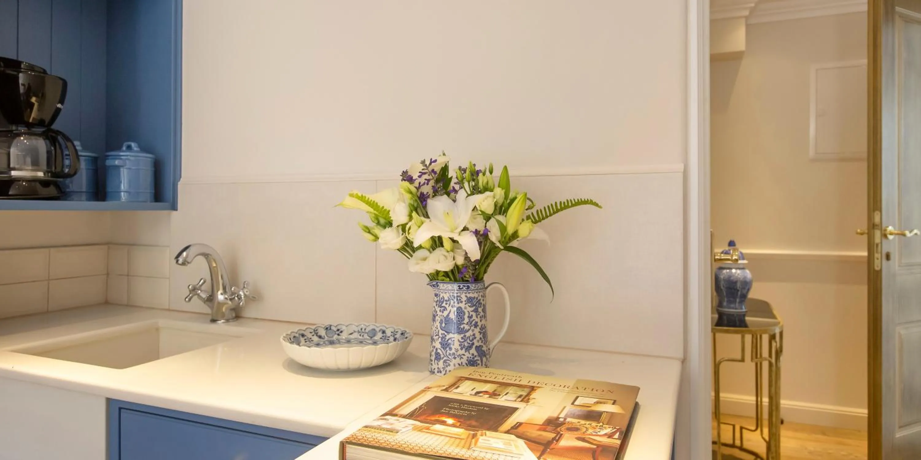 Kitchen or kitchenette in Kouneni Apartments