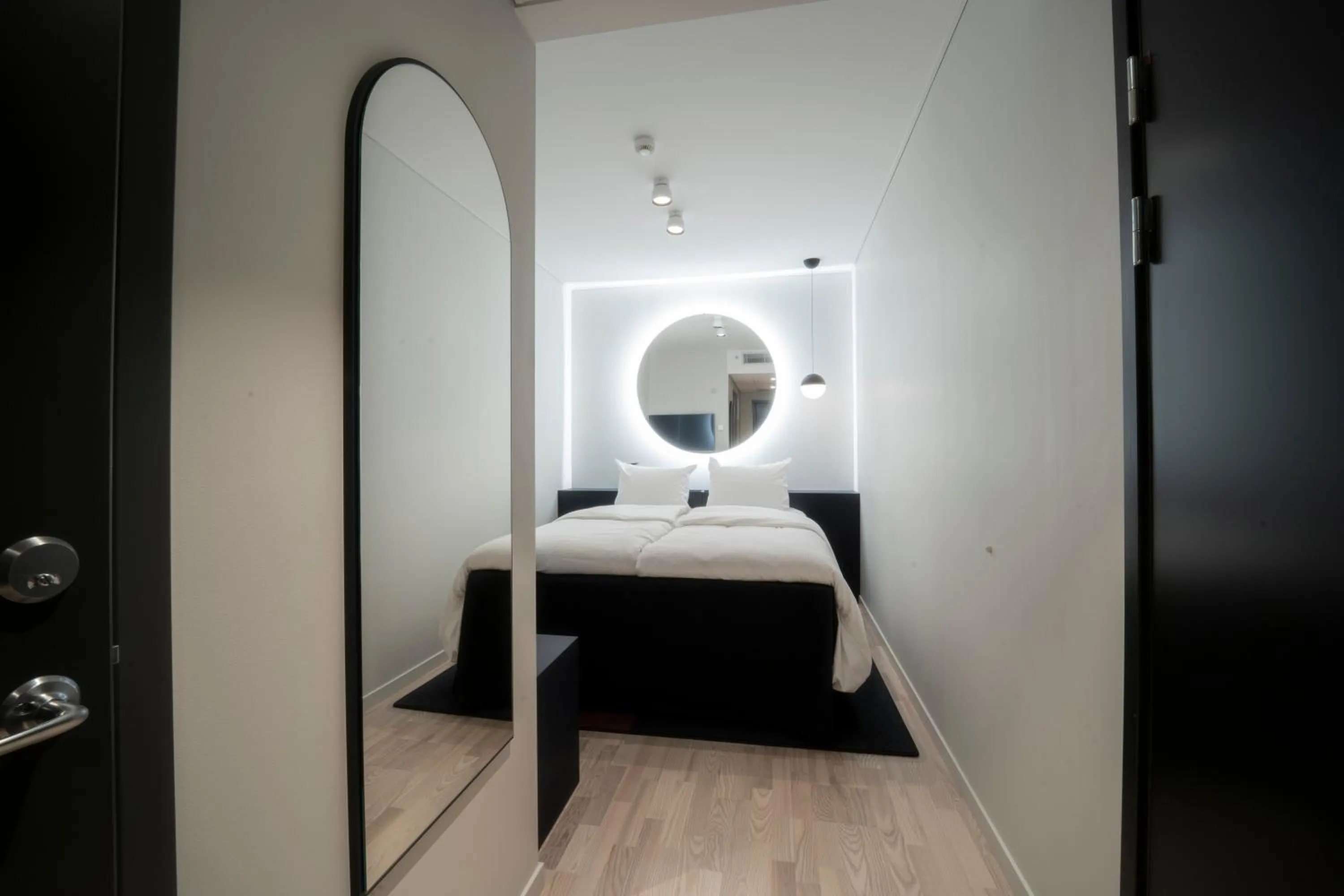 Bed in Quality Hotel Strawberry Arena