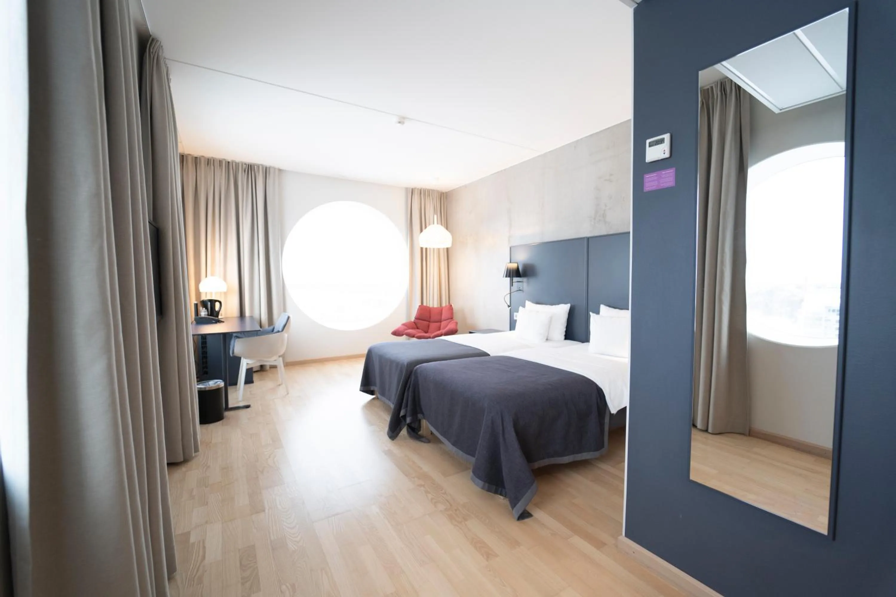 Bed in Quality Hotel Strawberry Arena