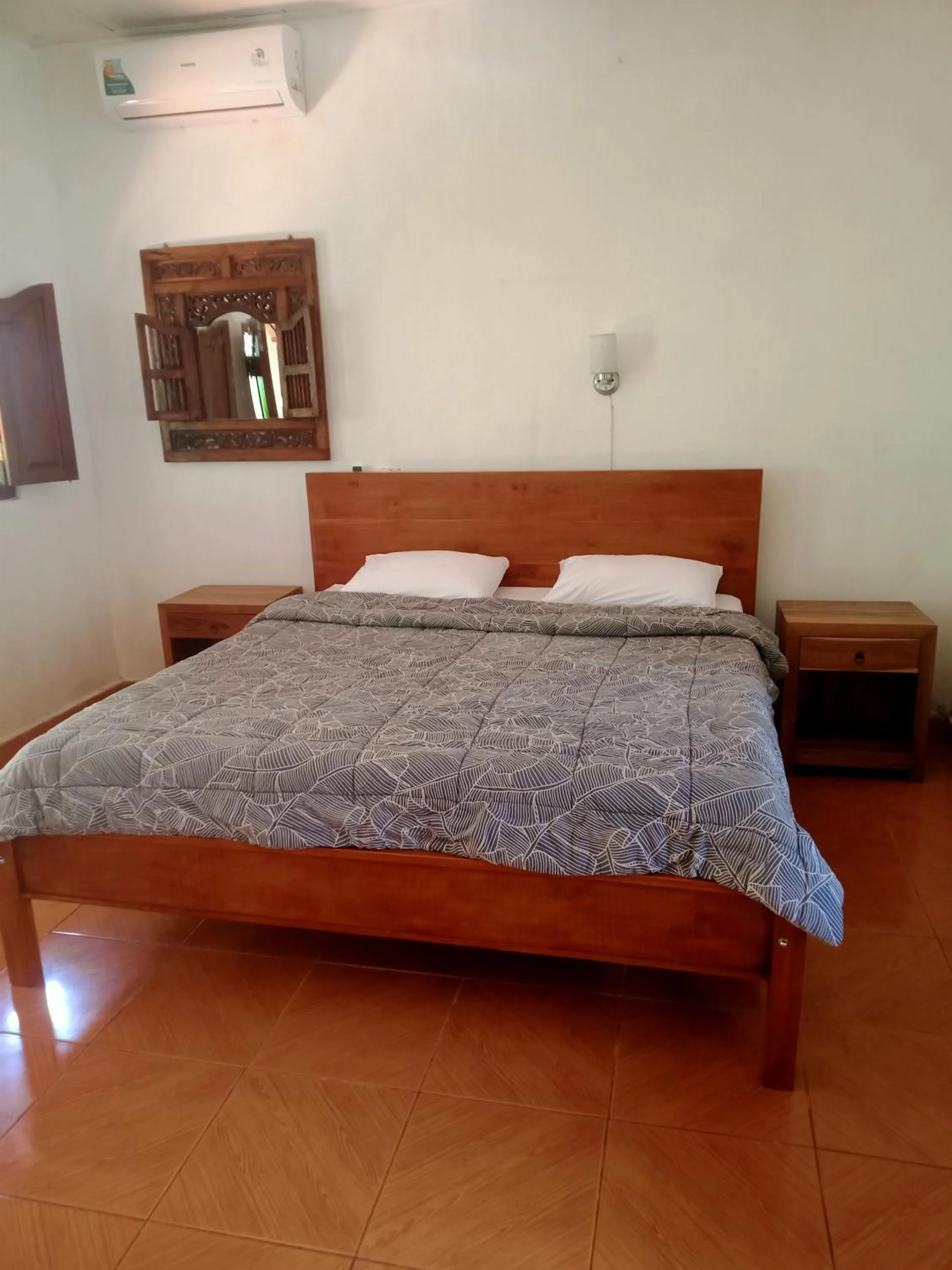 Bed in Puri Bebengan Bungalows