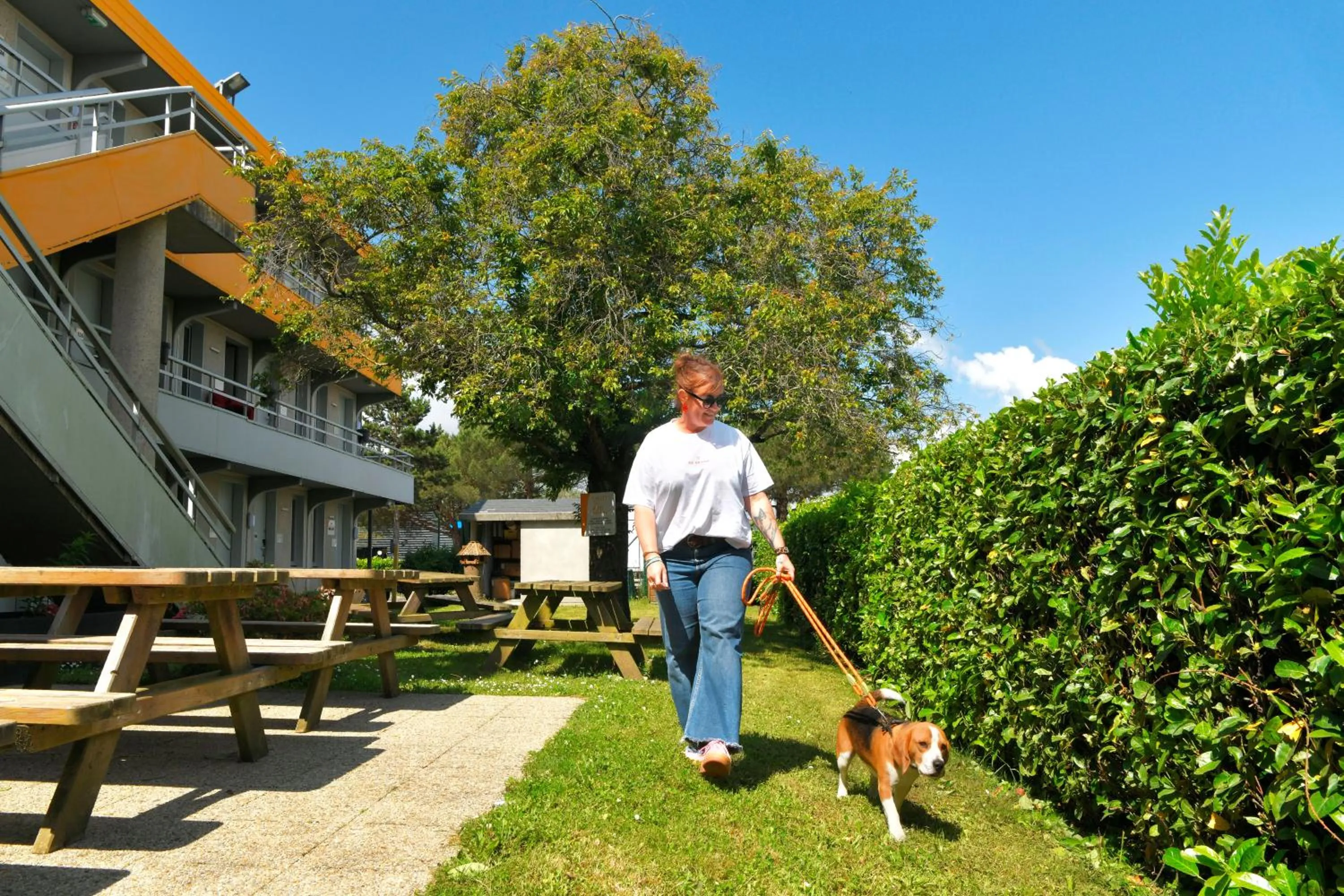 Garden in Premiere Classe Saint Nazaire - Trignac