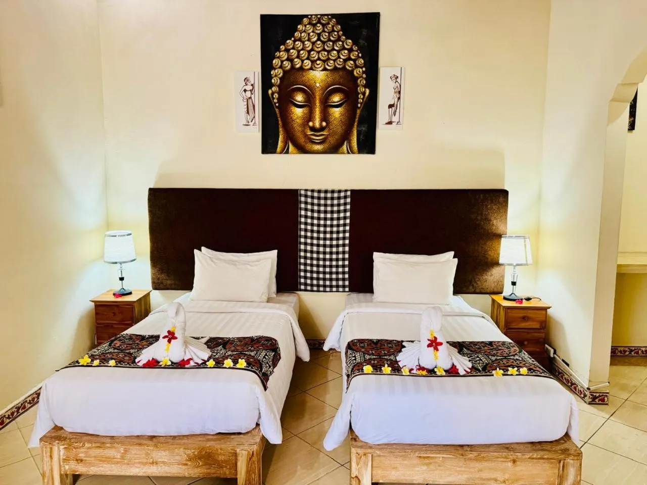 Bed in Bungalow Geringsing