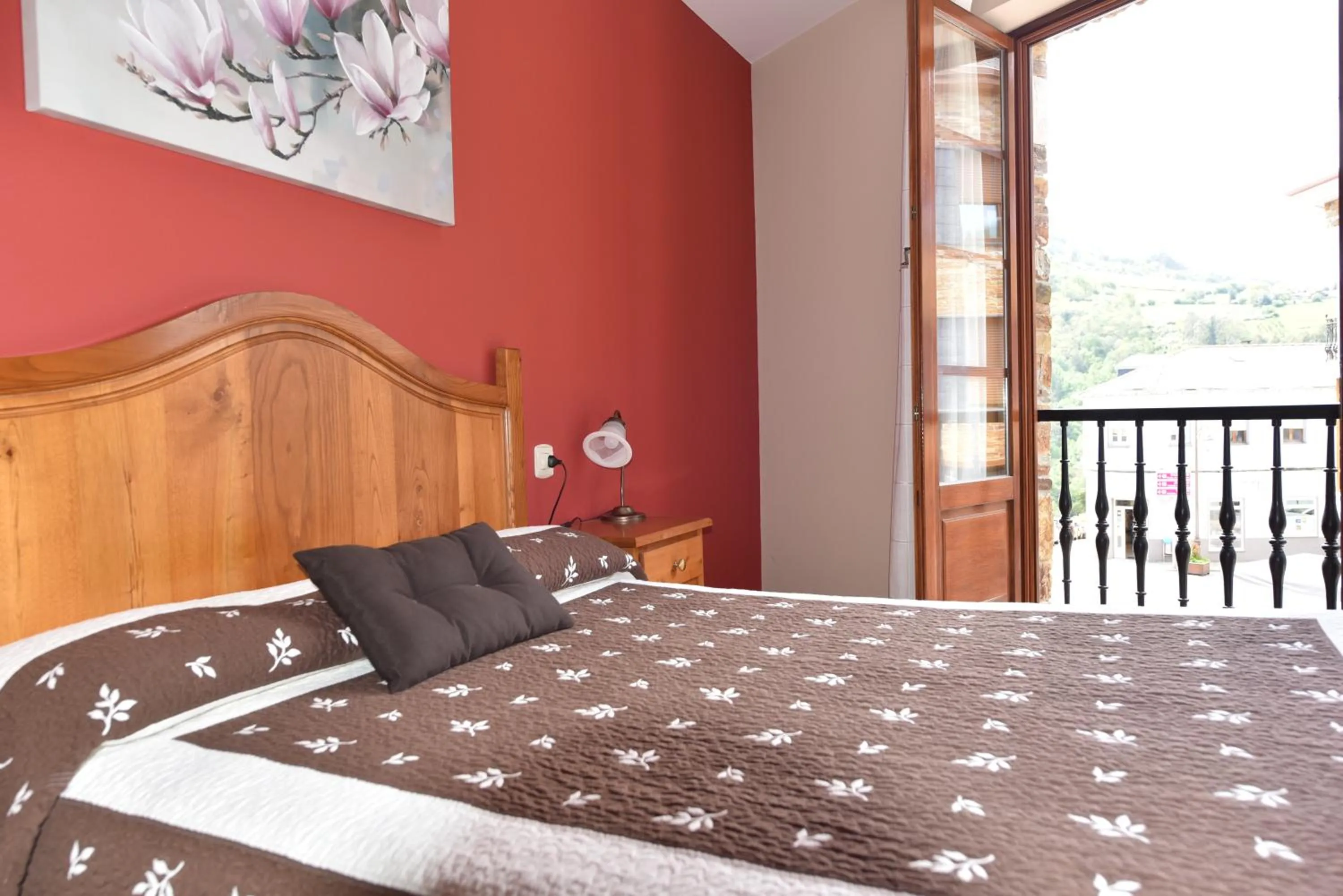 Bed in Hotel Restaurante Casa Petronila