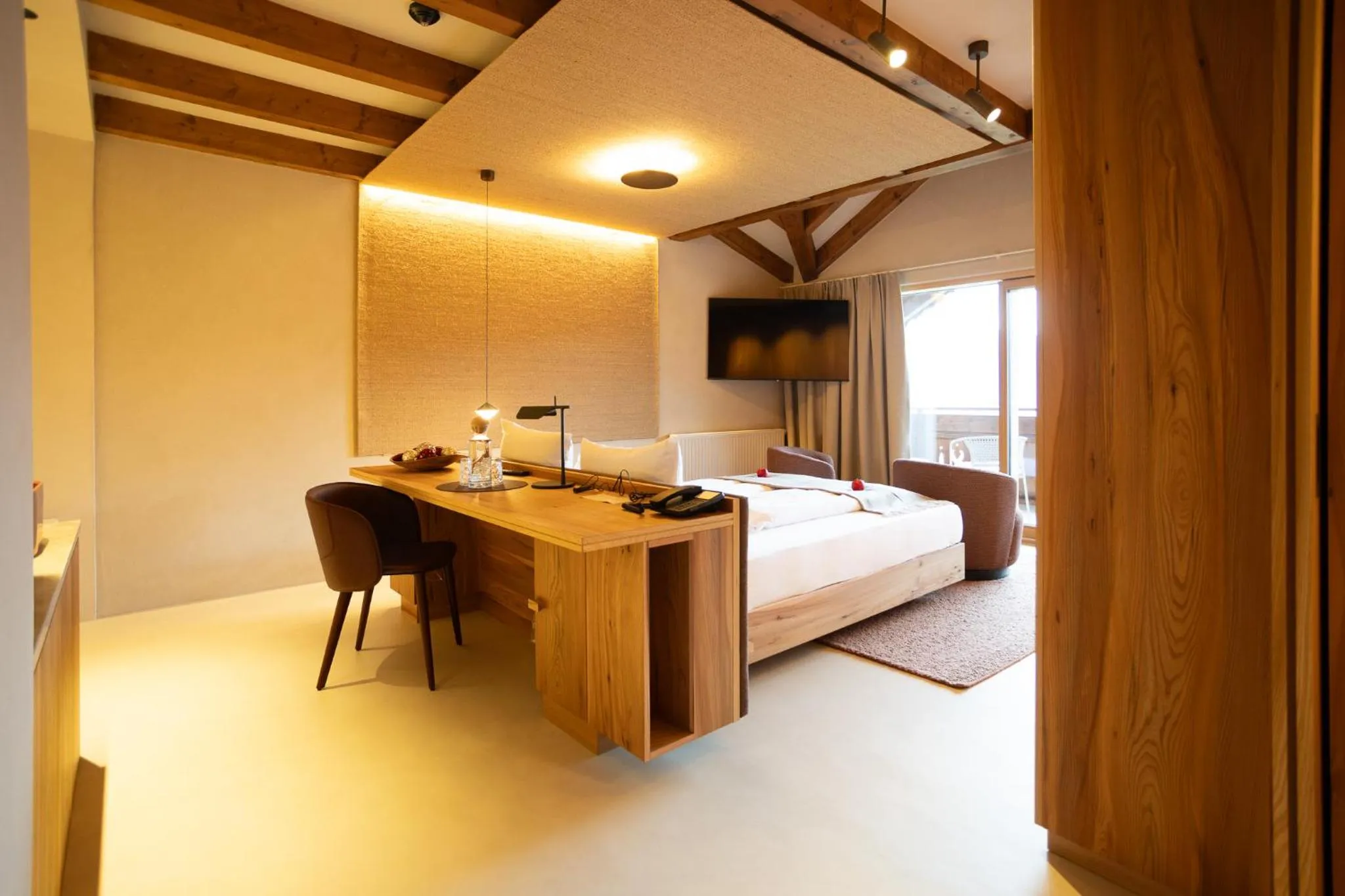 Bed in Hotel Schönblick