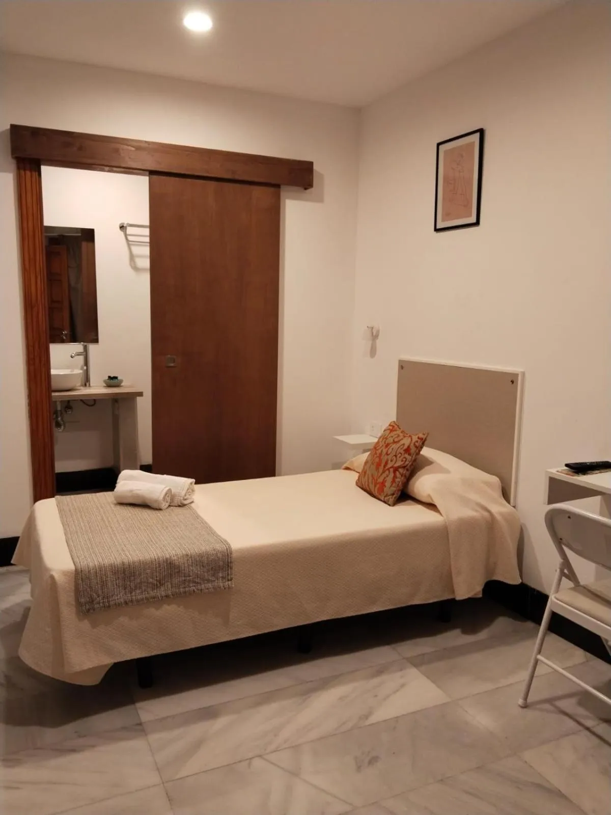 Bed in Hotel Océano Centro