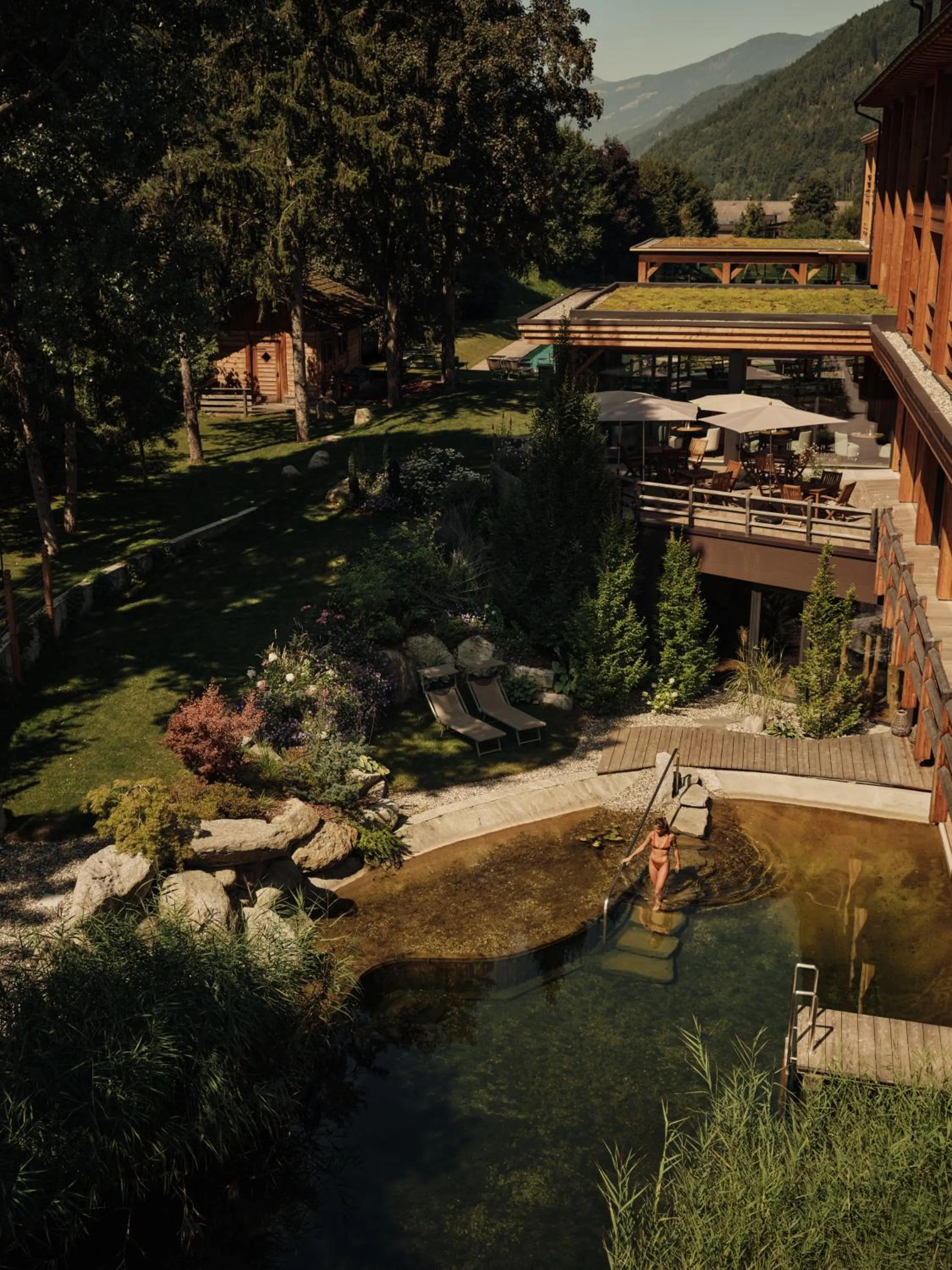 Garden view in Hotel Pustertalerhof