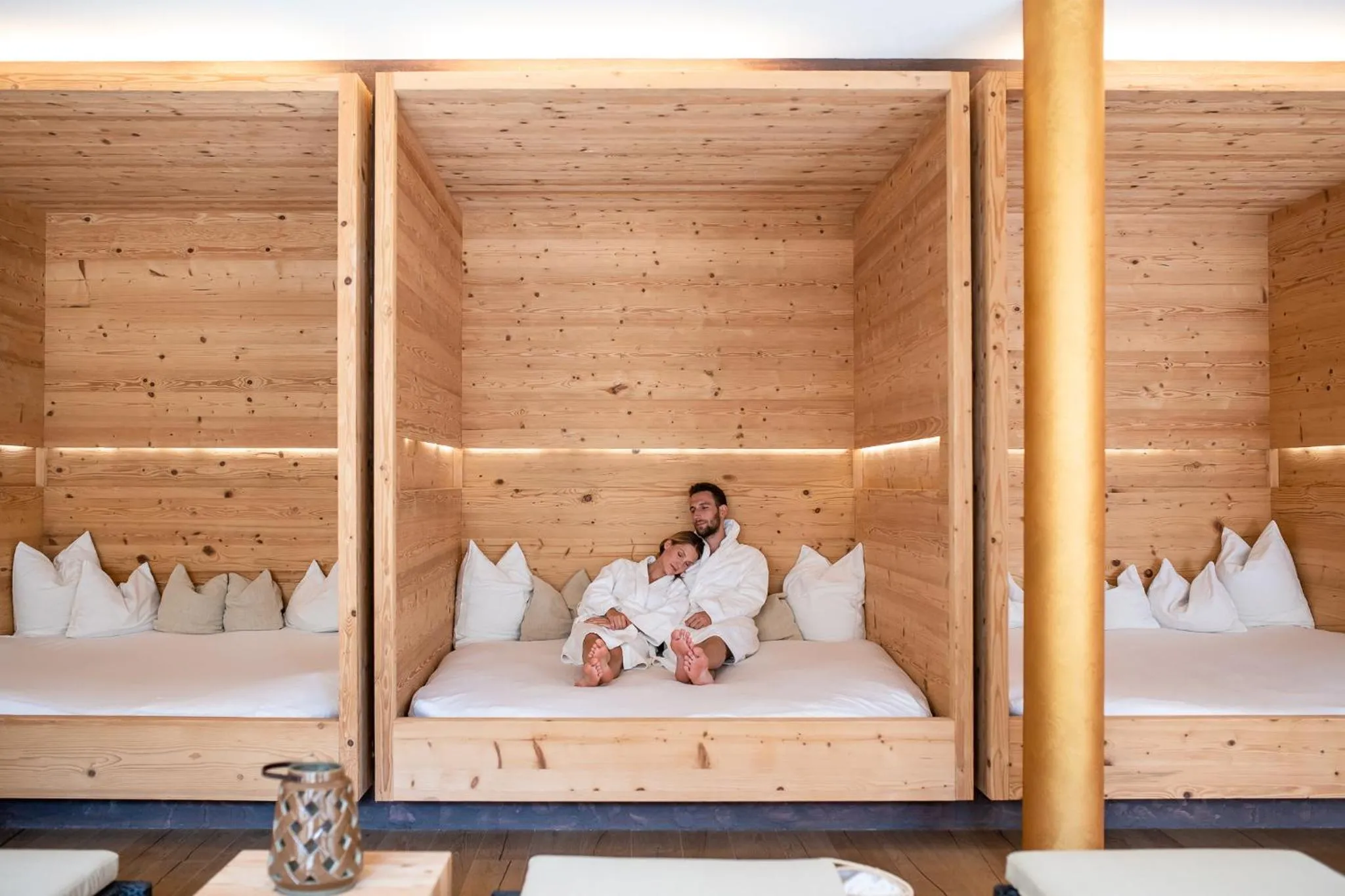 Spring, Bed in Hotel Pustertalerhof