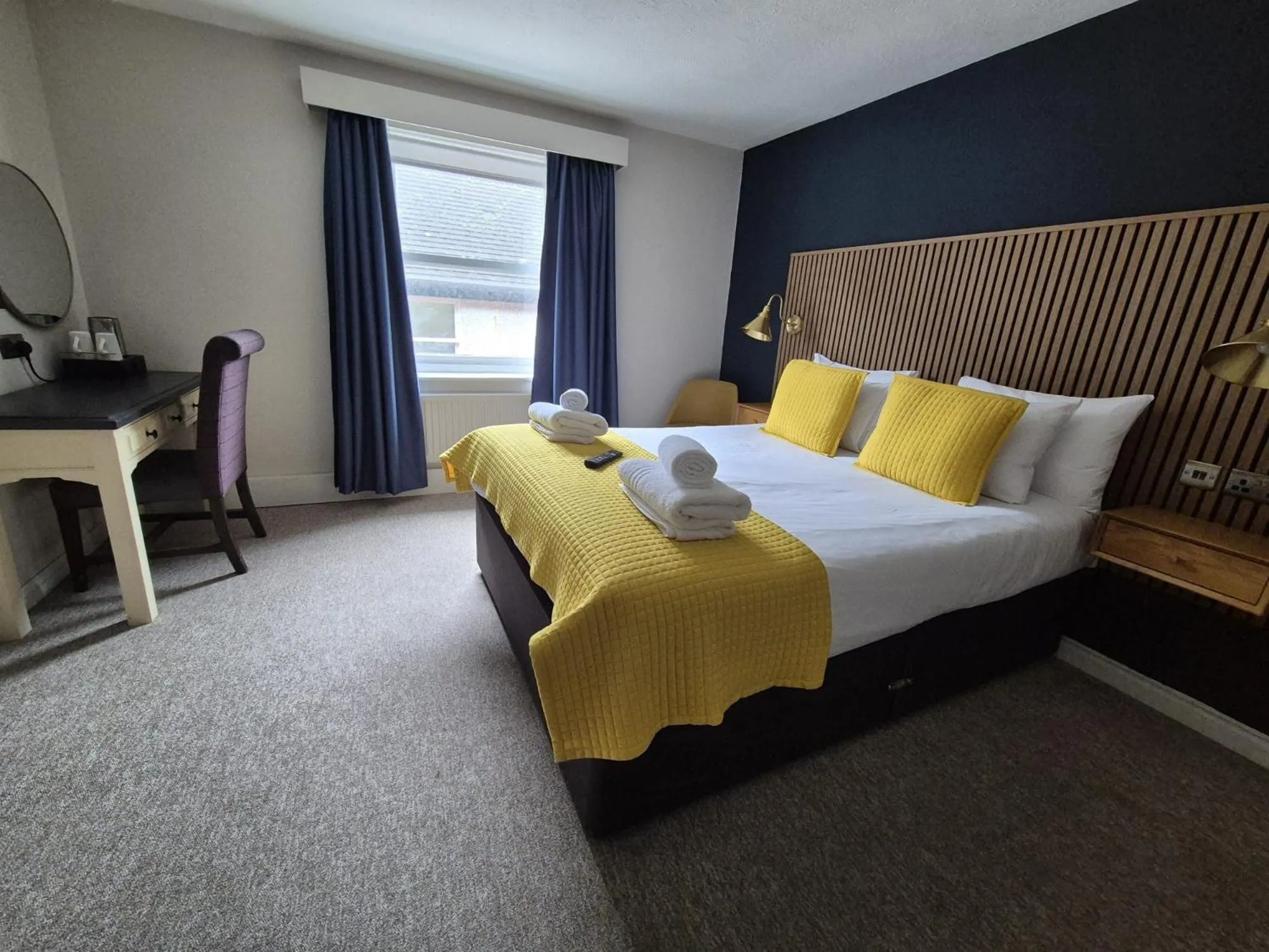 Bed in The Stratton House Hotel