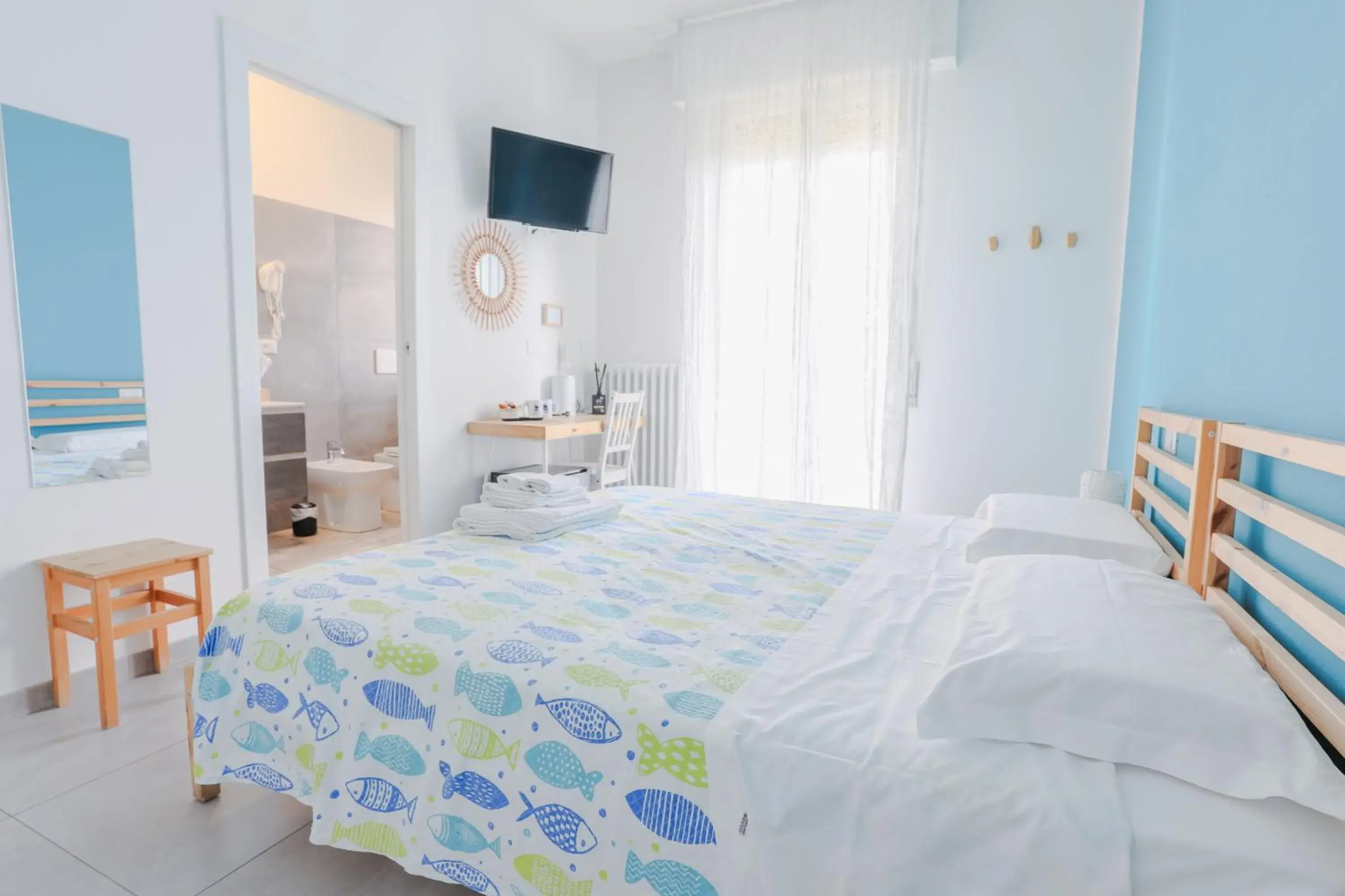 Double or Twin Room with Balcony in HOLABOLOGNA Luxury Rooms and Flats Double or Twin Room with Balcony in HOLABOLOGNA Luxury Rooms and Flats