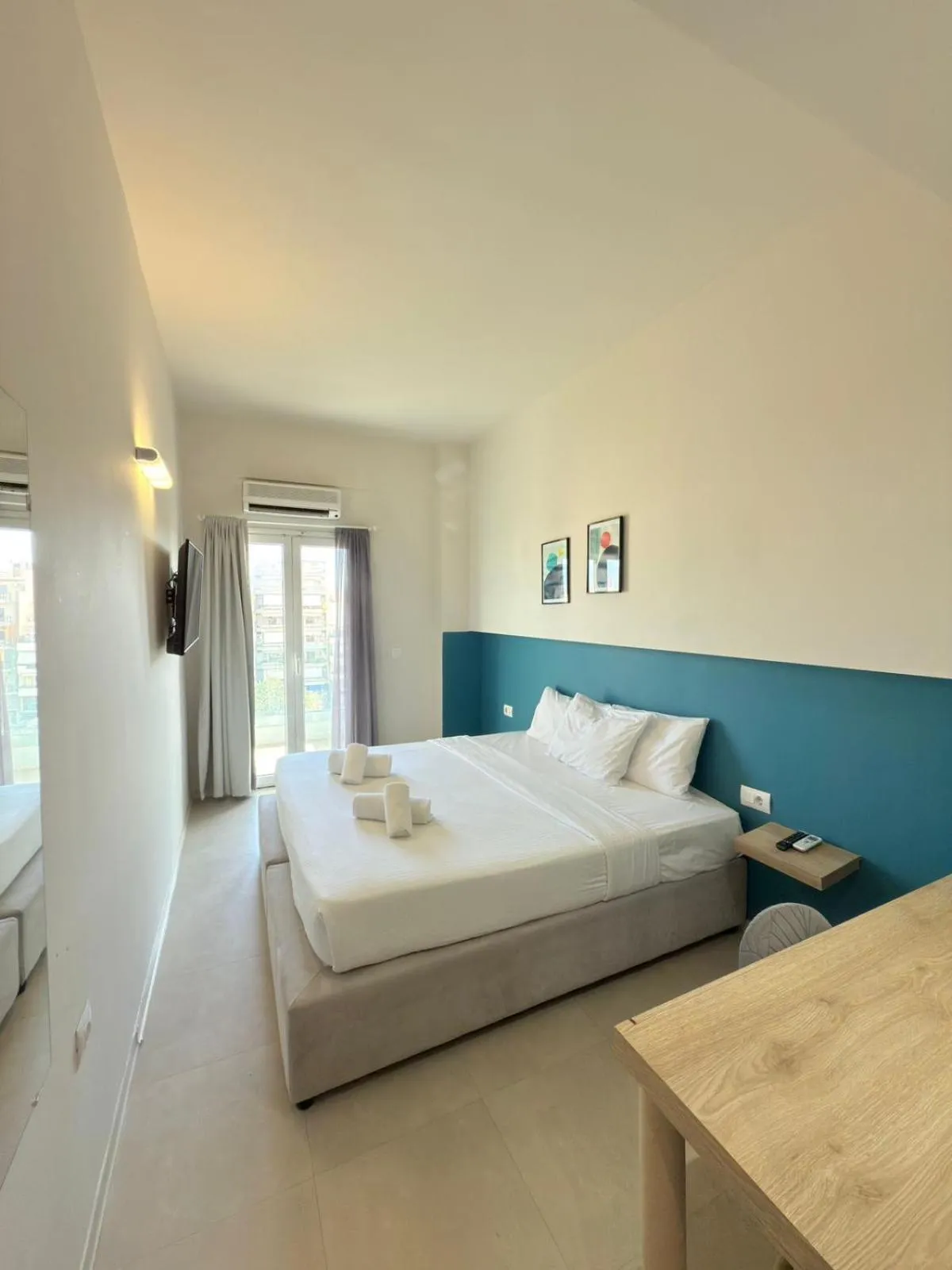 Bedroom, Bed in The Convo Athens Riviera