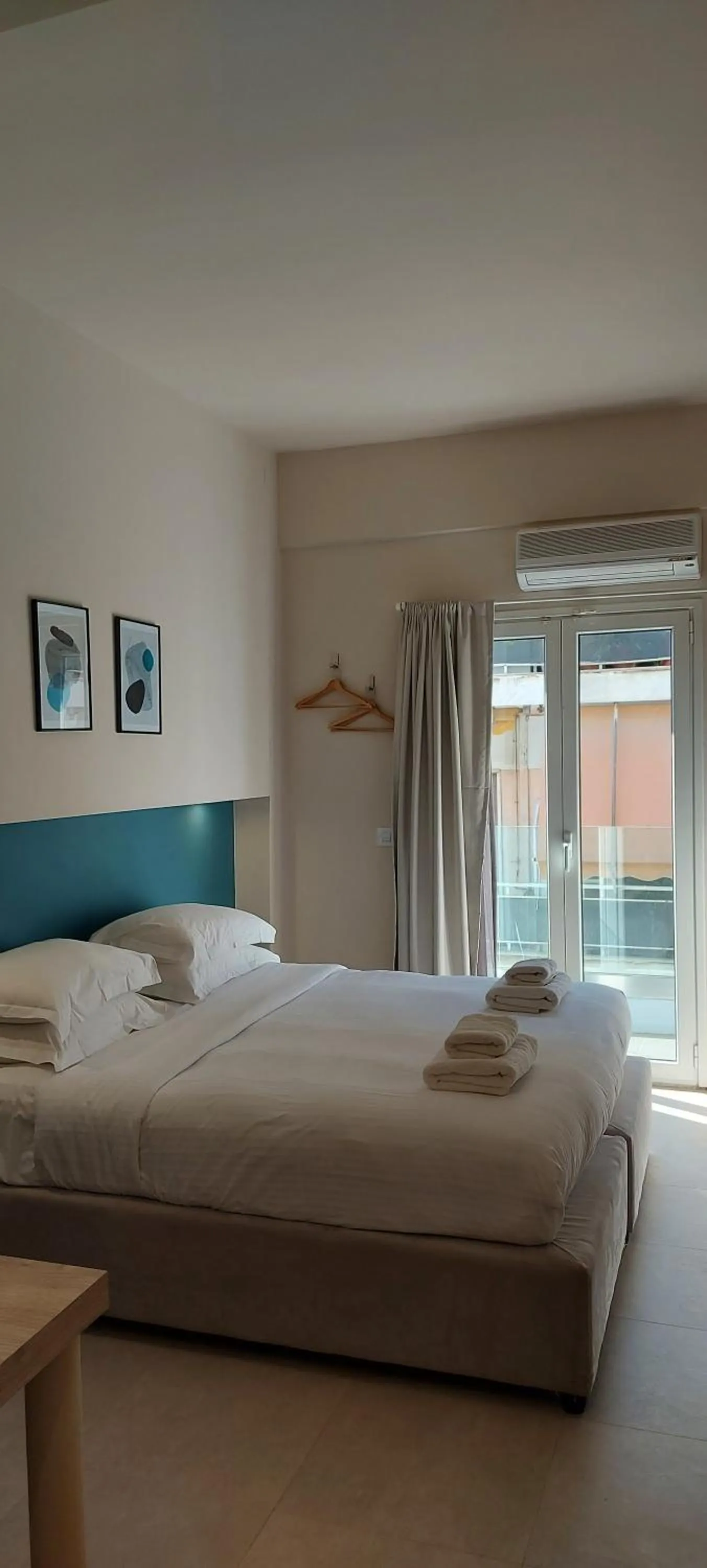 Bed in The Convo Athens Riviera