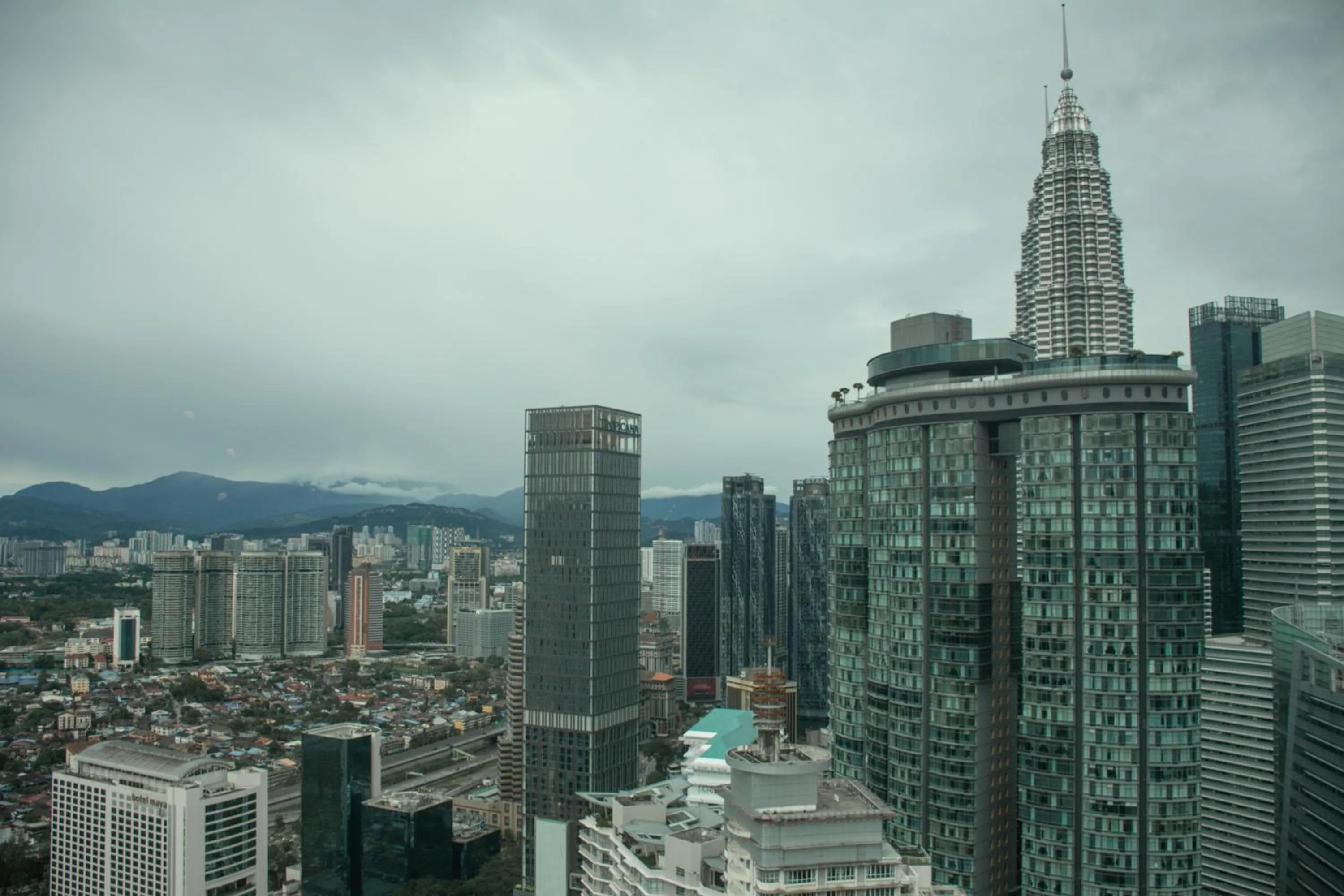 City view in Yemala Suites at Vortex KLCC