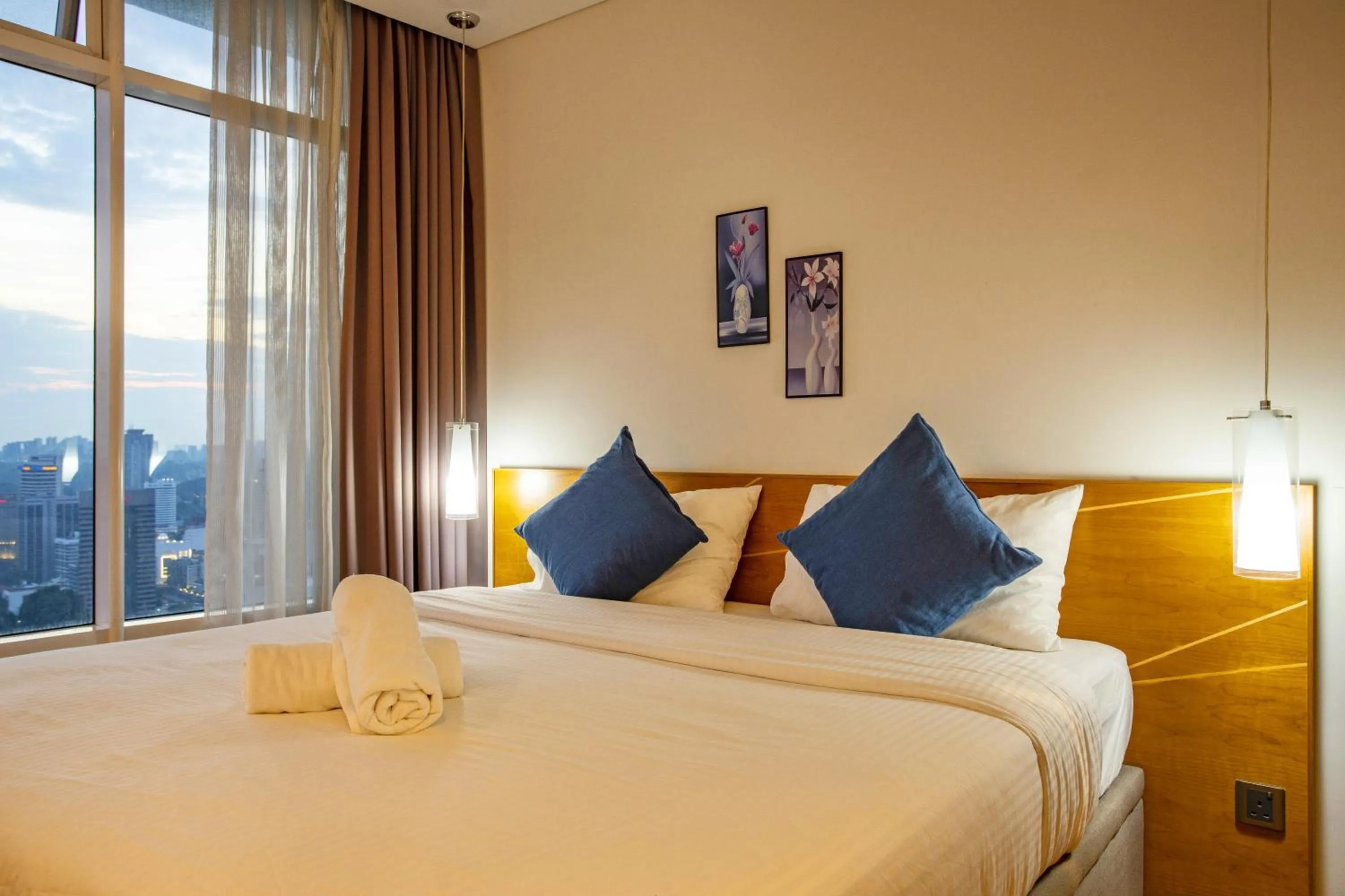 Bed in Yemala Suites at Vortex KLCC