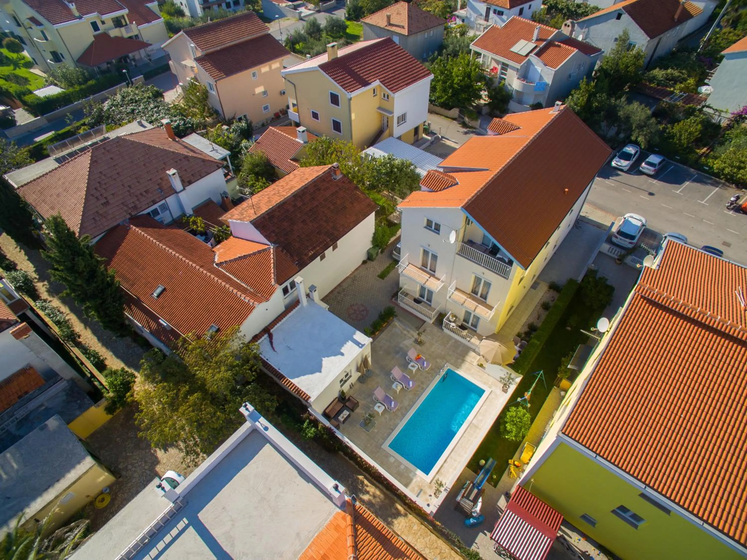 Swimming pool in Apartments Batur