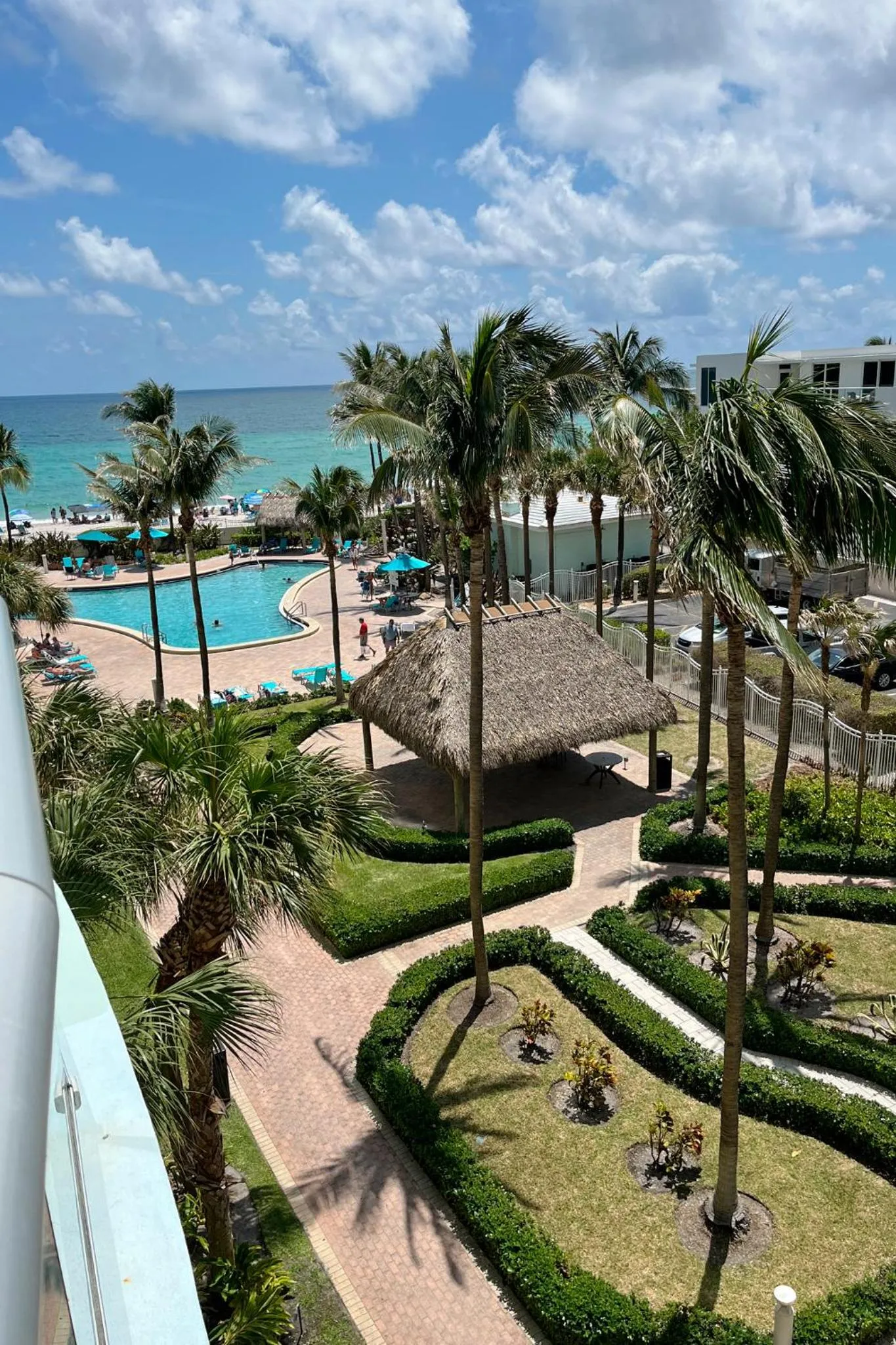 Balcony/Terrace in The Tides Apartments on the beach