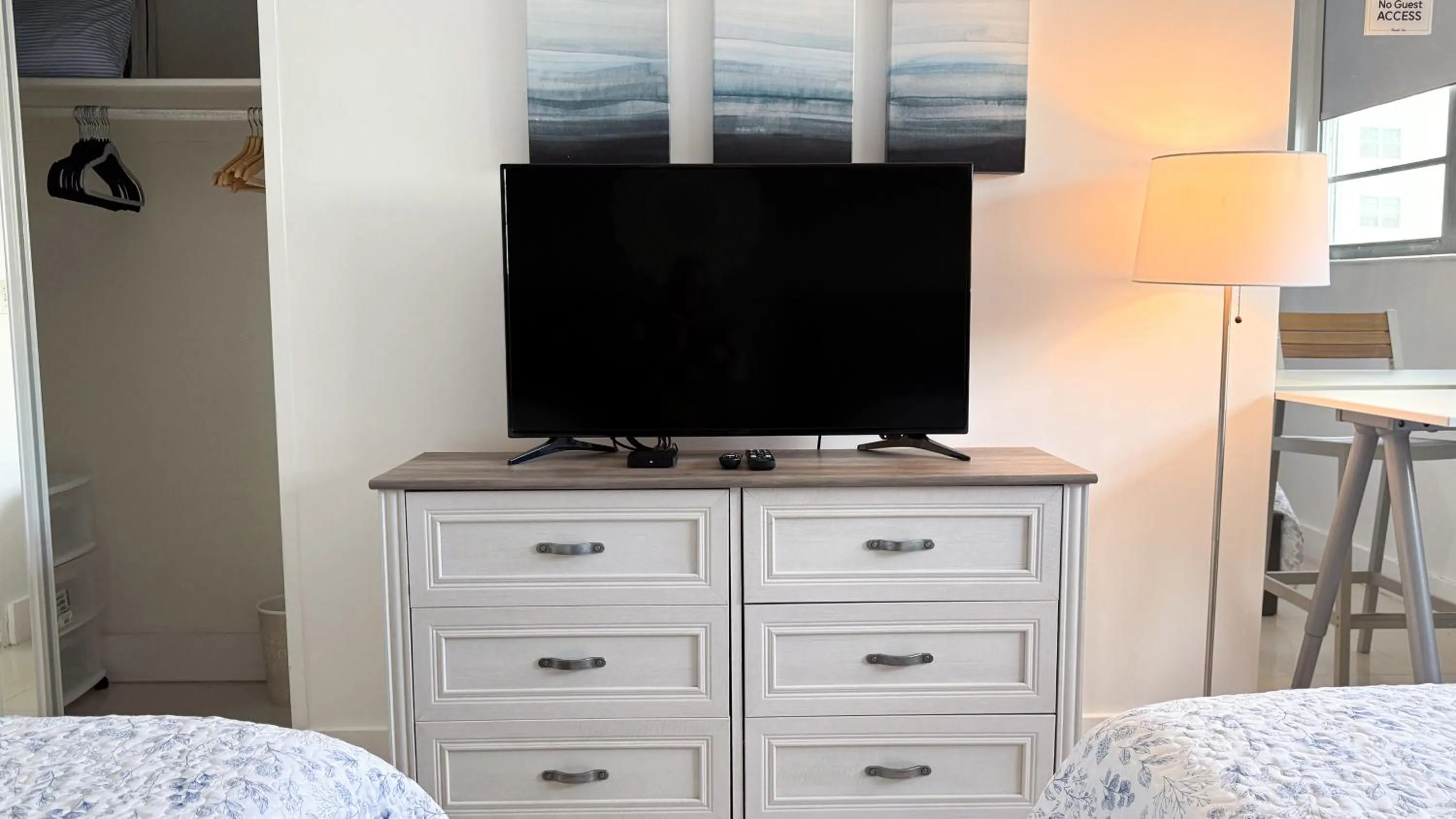 Bedroom in The Tides Apartments on the beach