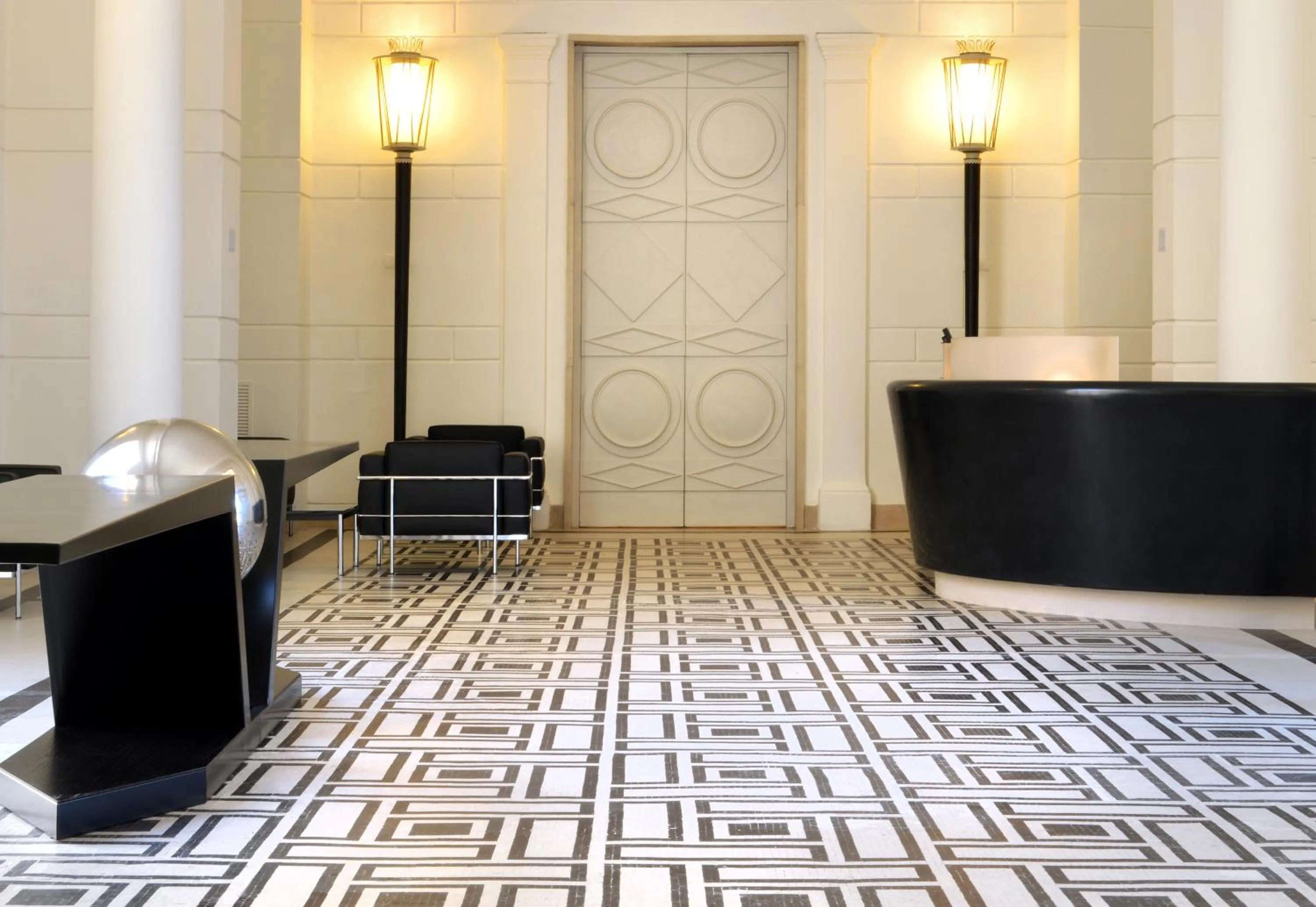 Lobby or reception in Palazzo Esedra