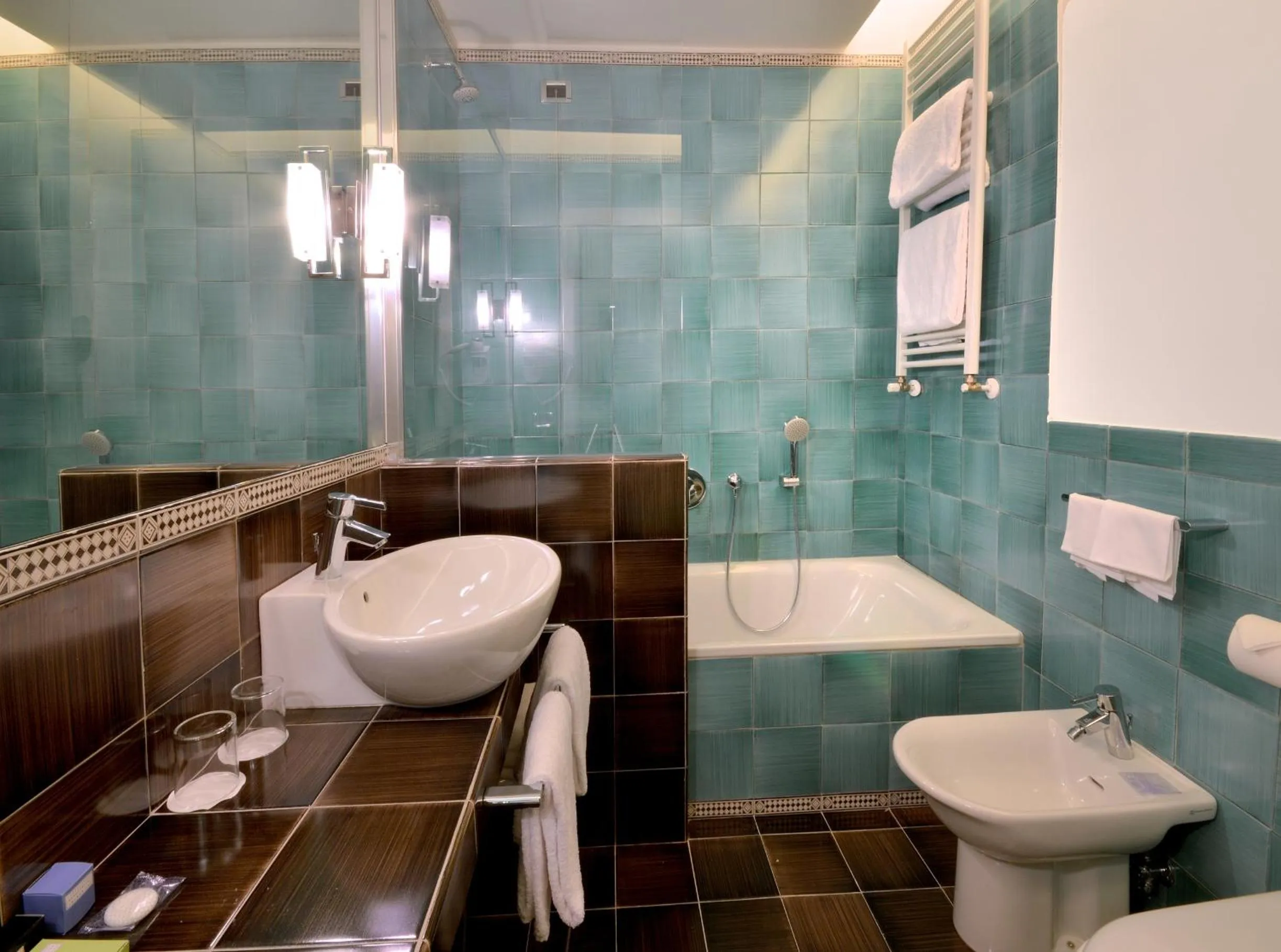 Bathroom in Palazzo Esedra