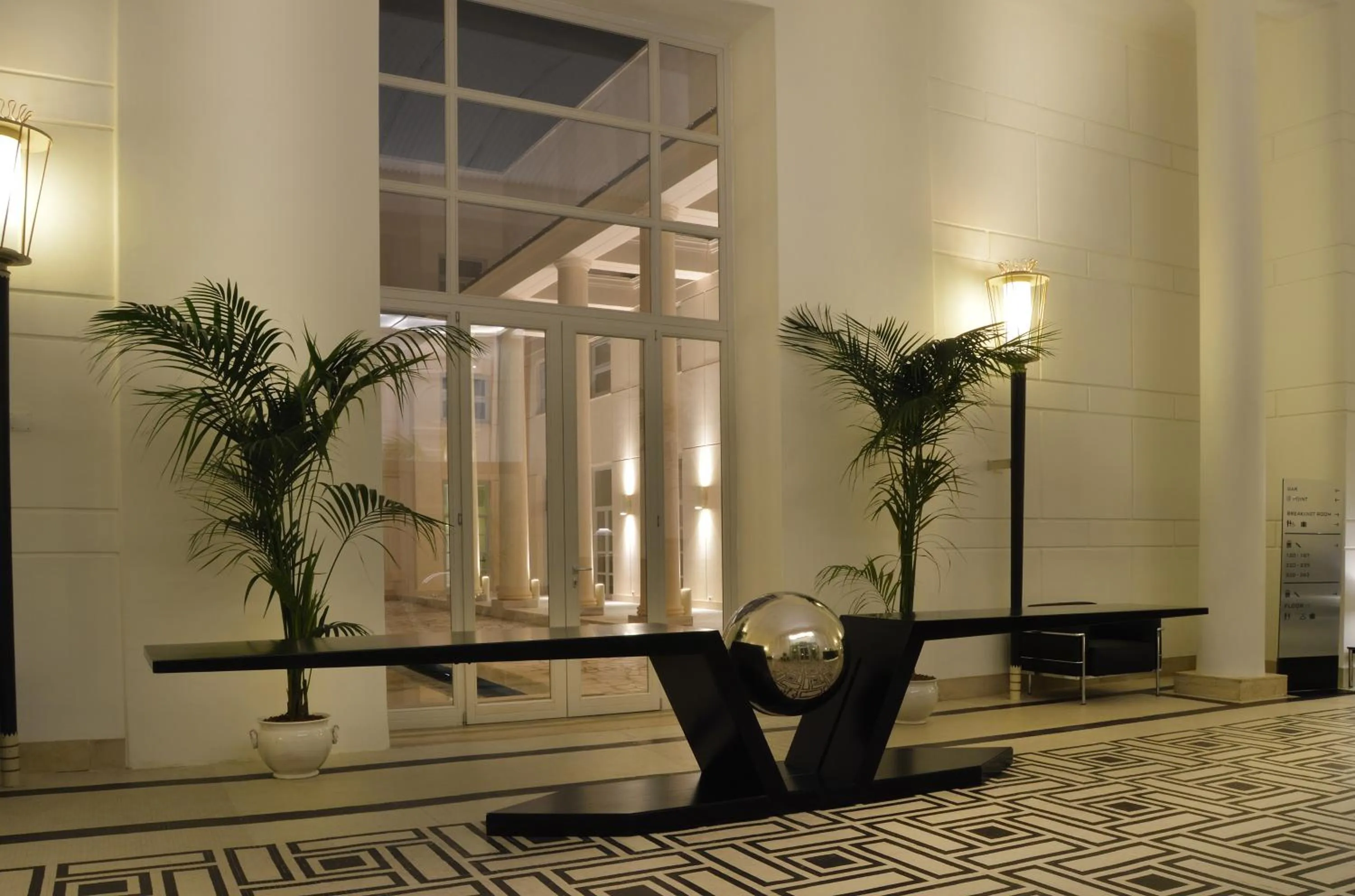 Decorative detail in Palazzo Esedra