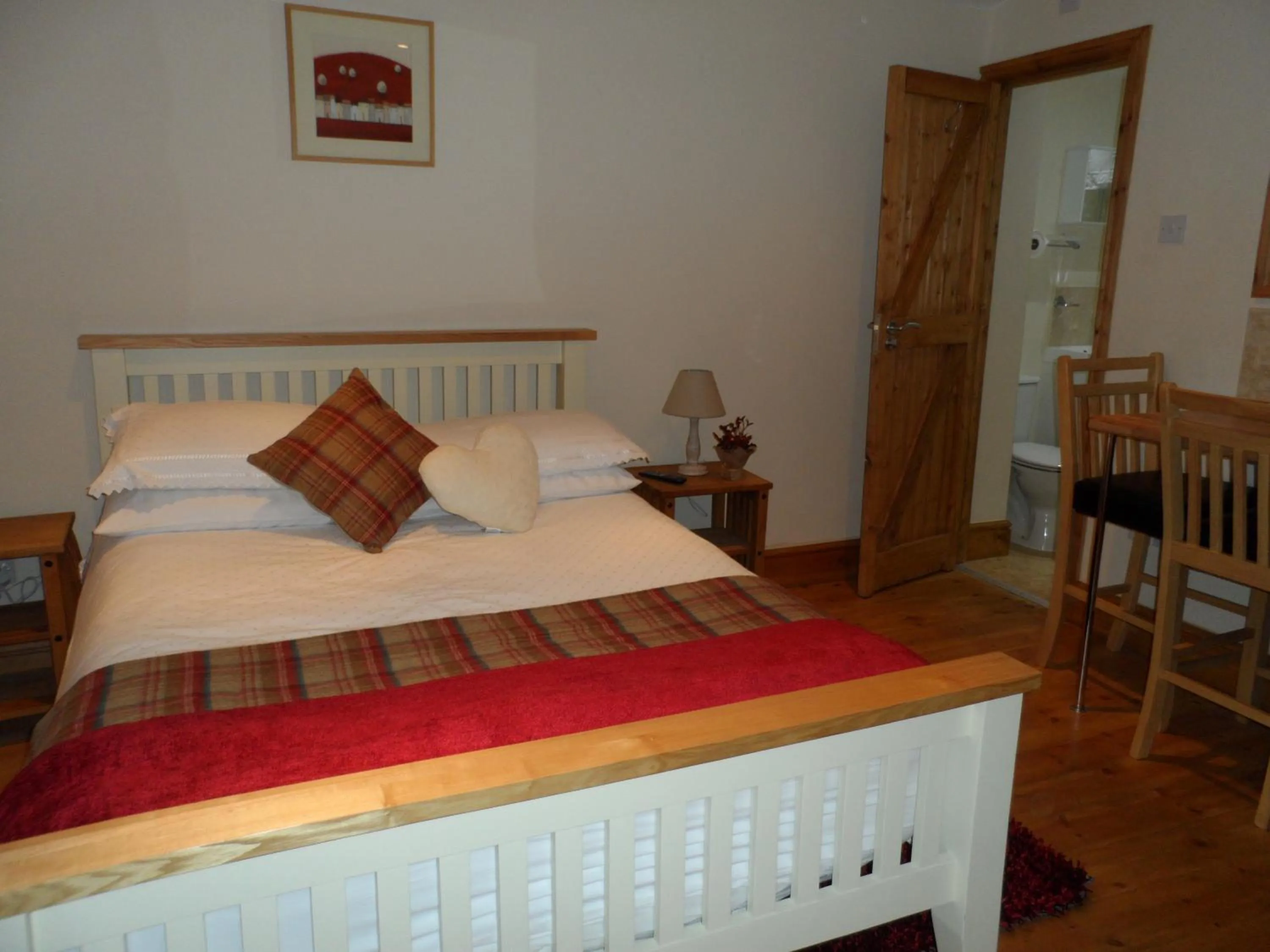 Bedroom, Bed in The Stables - Deer Park Farm