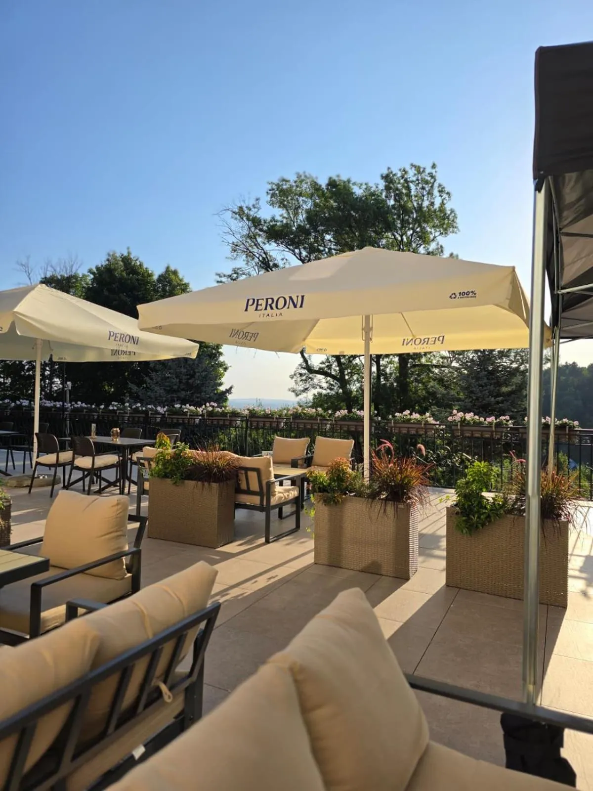 Balcony/Terrace in Hotel Le Mont Medical & SPA