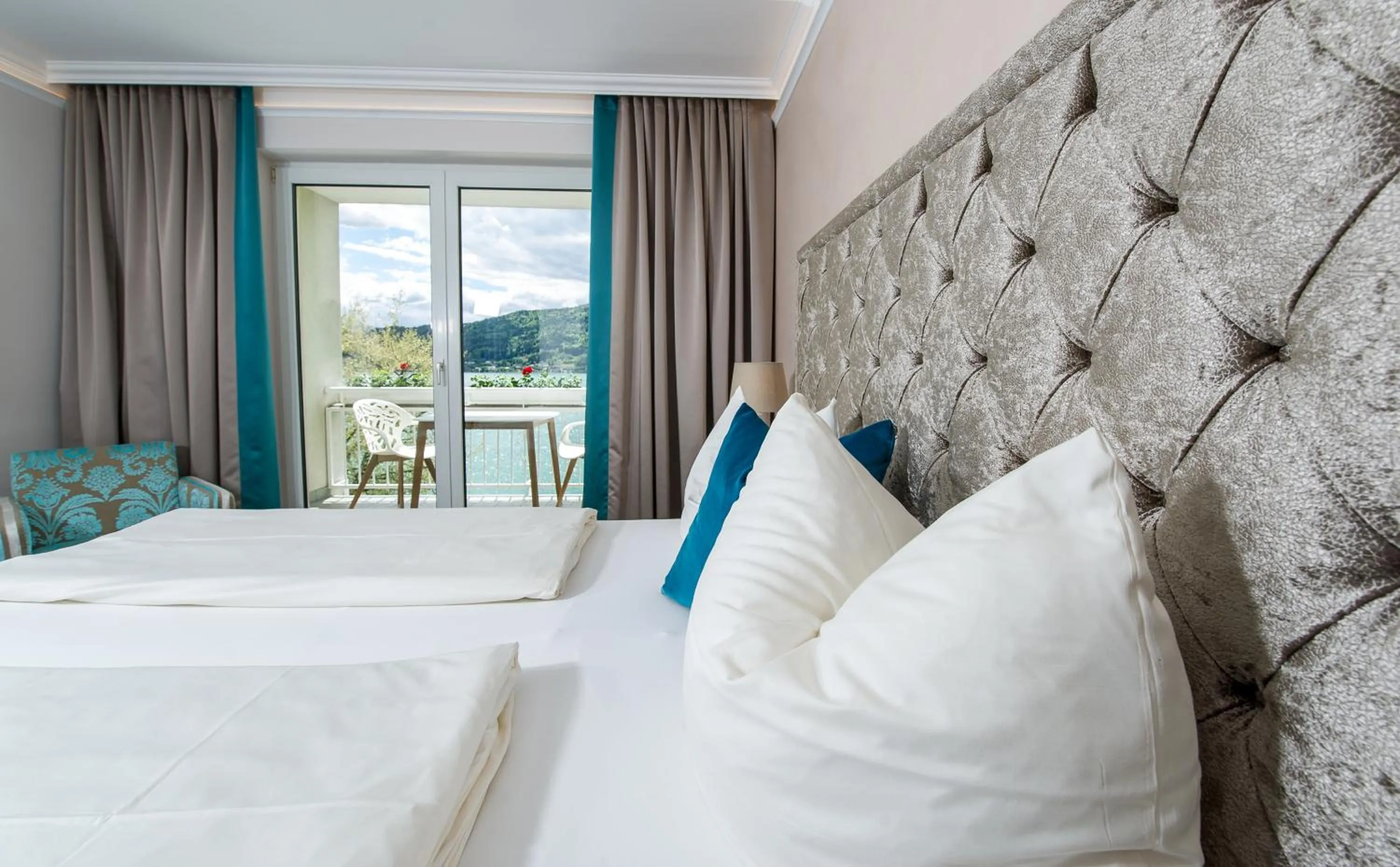 Balcony/Terrace, Bed in Villa Christina