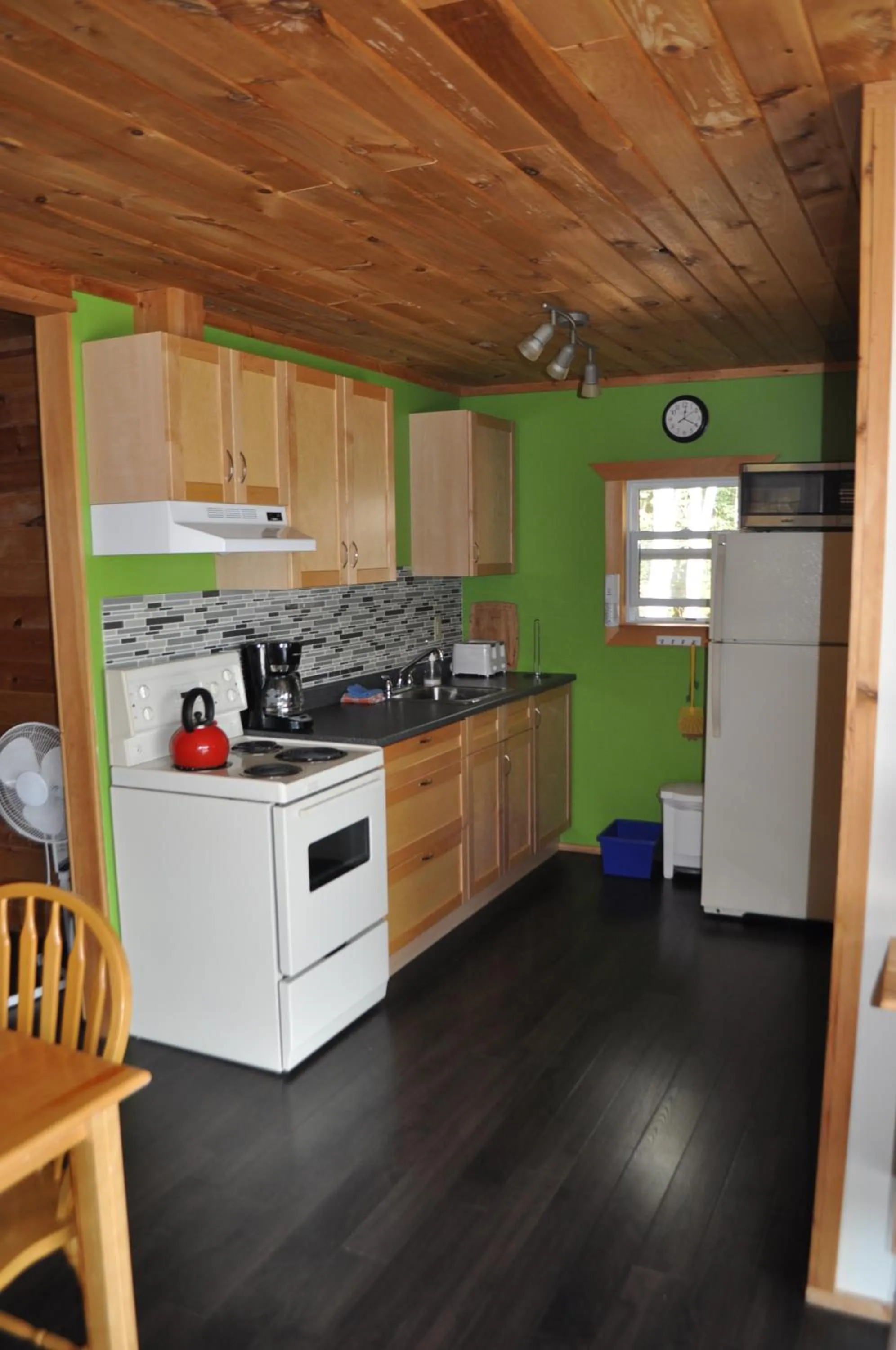 Kitchen or kitchenette in The Sleeping Moose Cottage