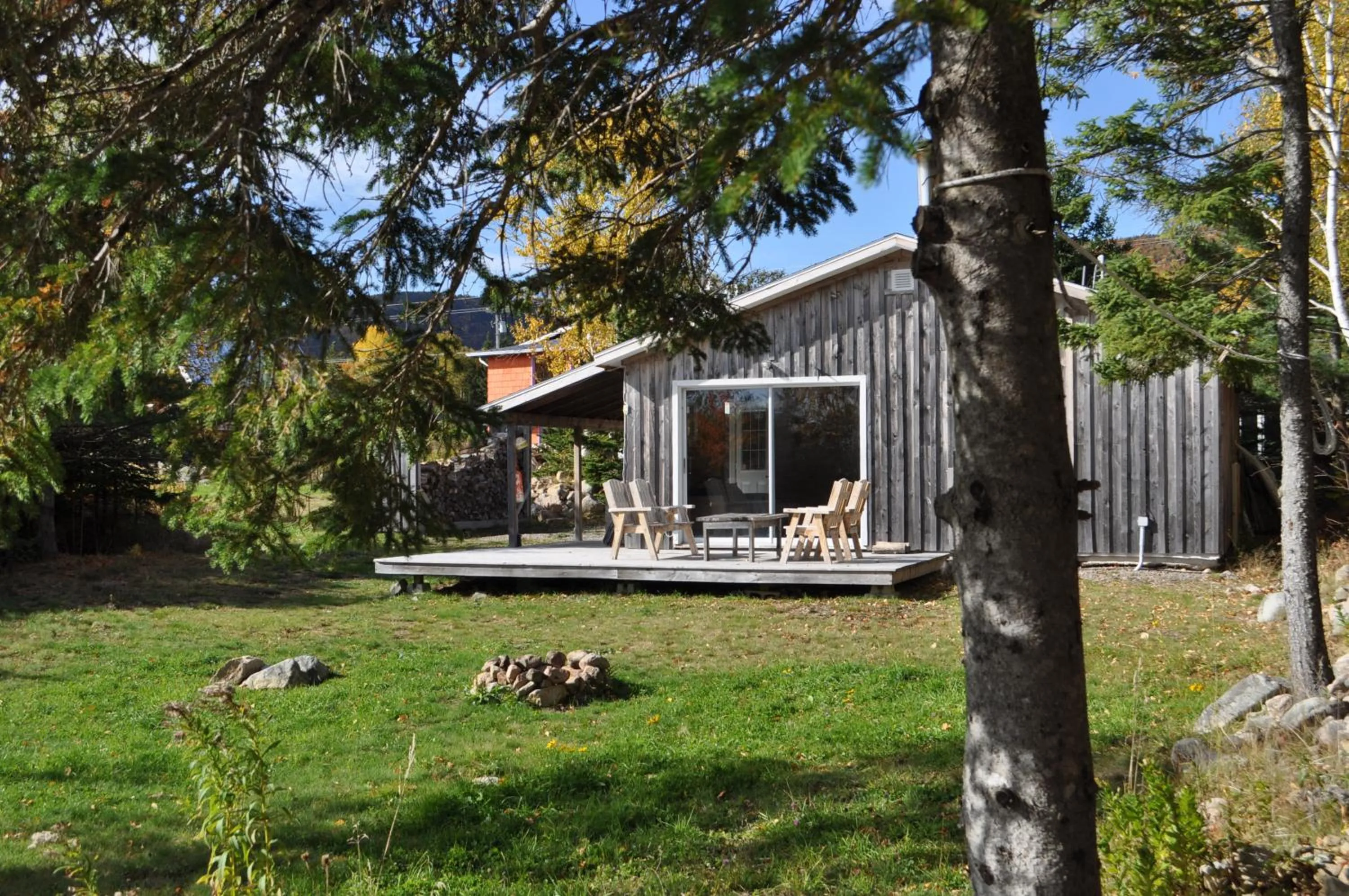 Garden in The Sleeping Moose Cottage