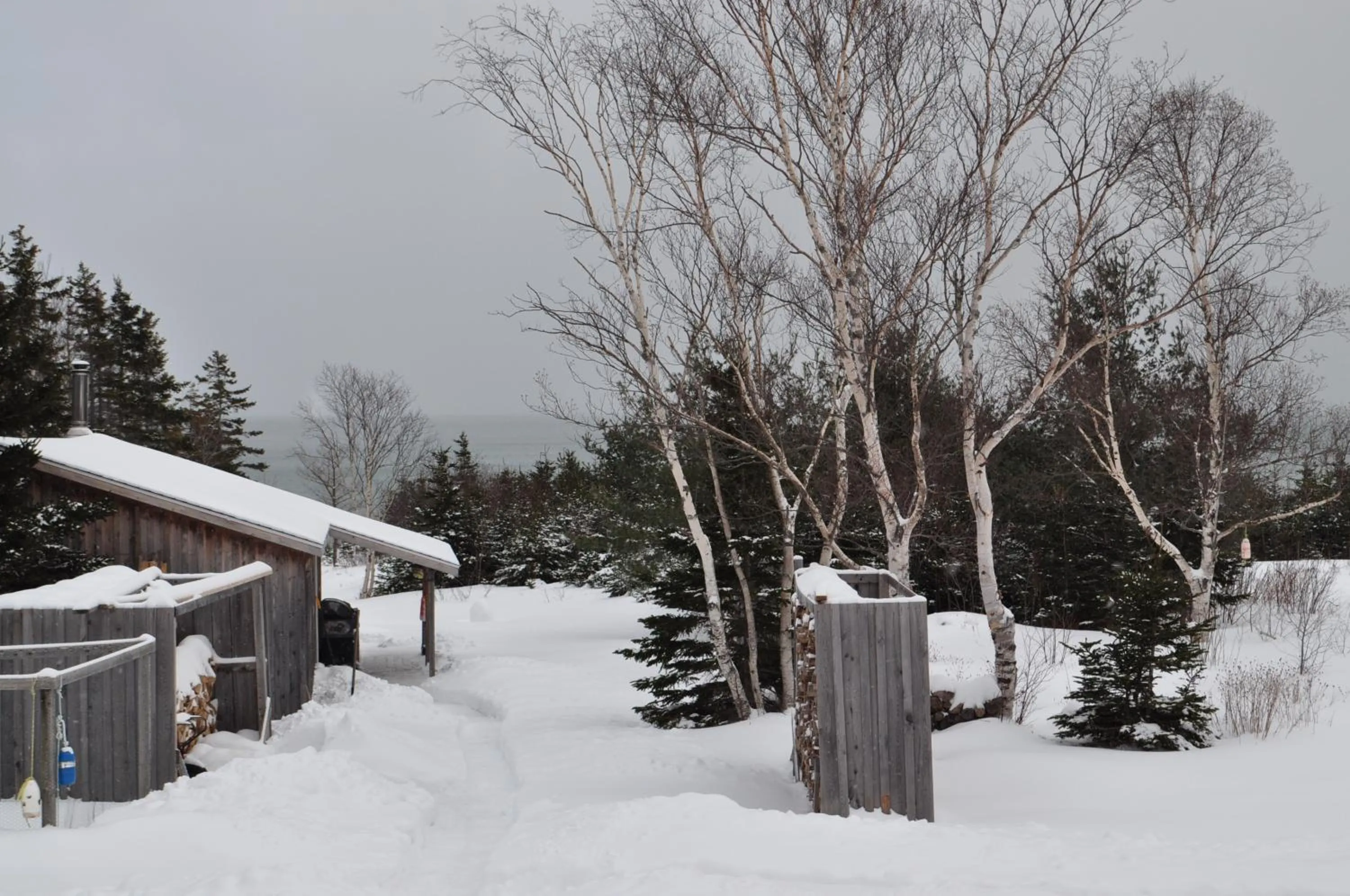 Property building in The Sleeping Moose Cottage