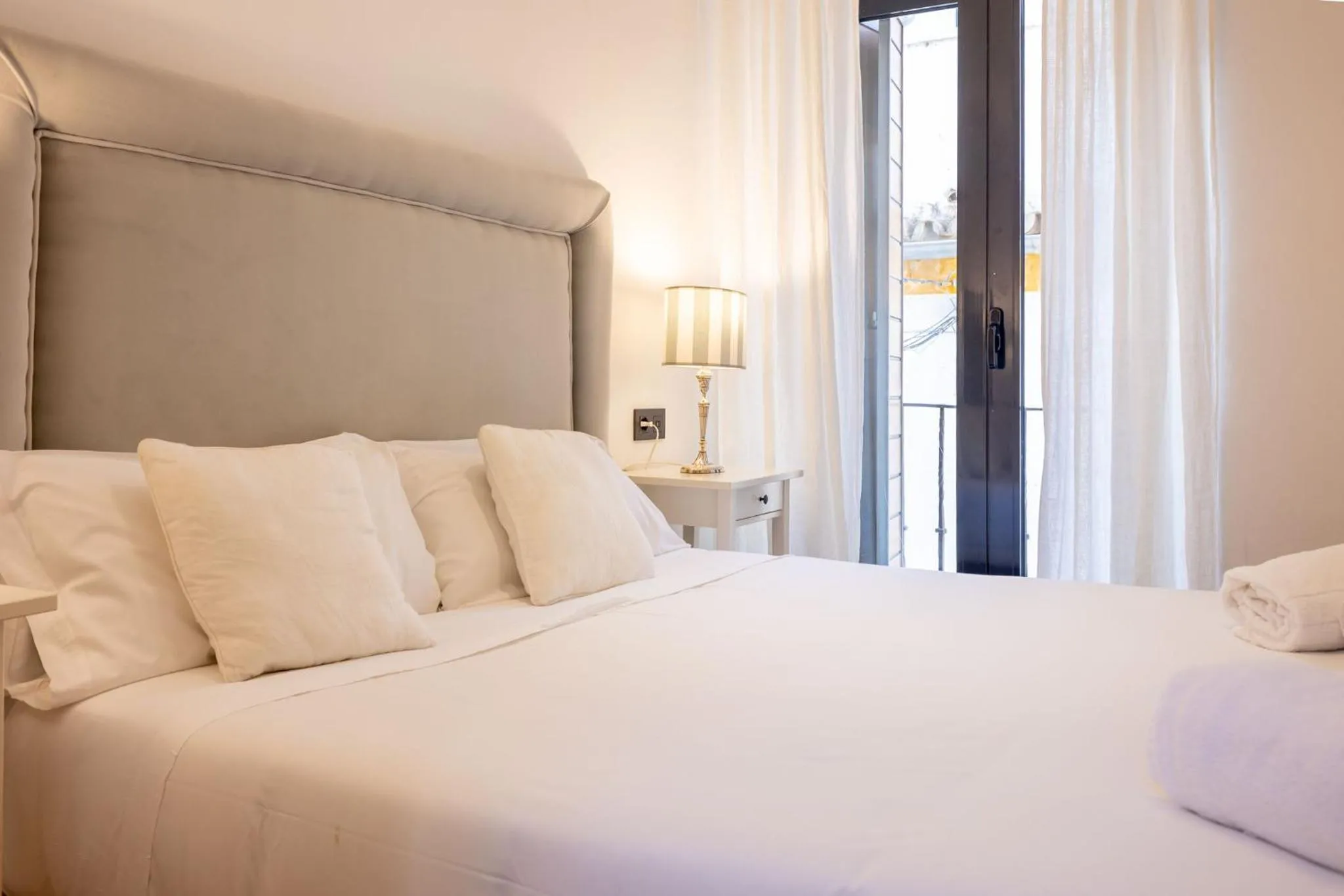 Bed in Alcazar Pool Villa by Valcambre