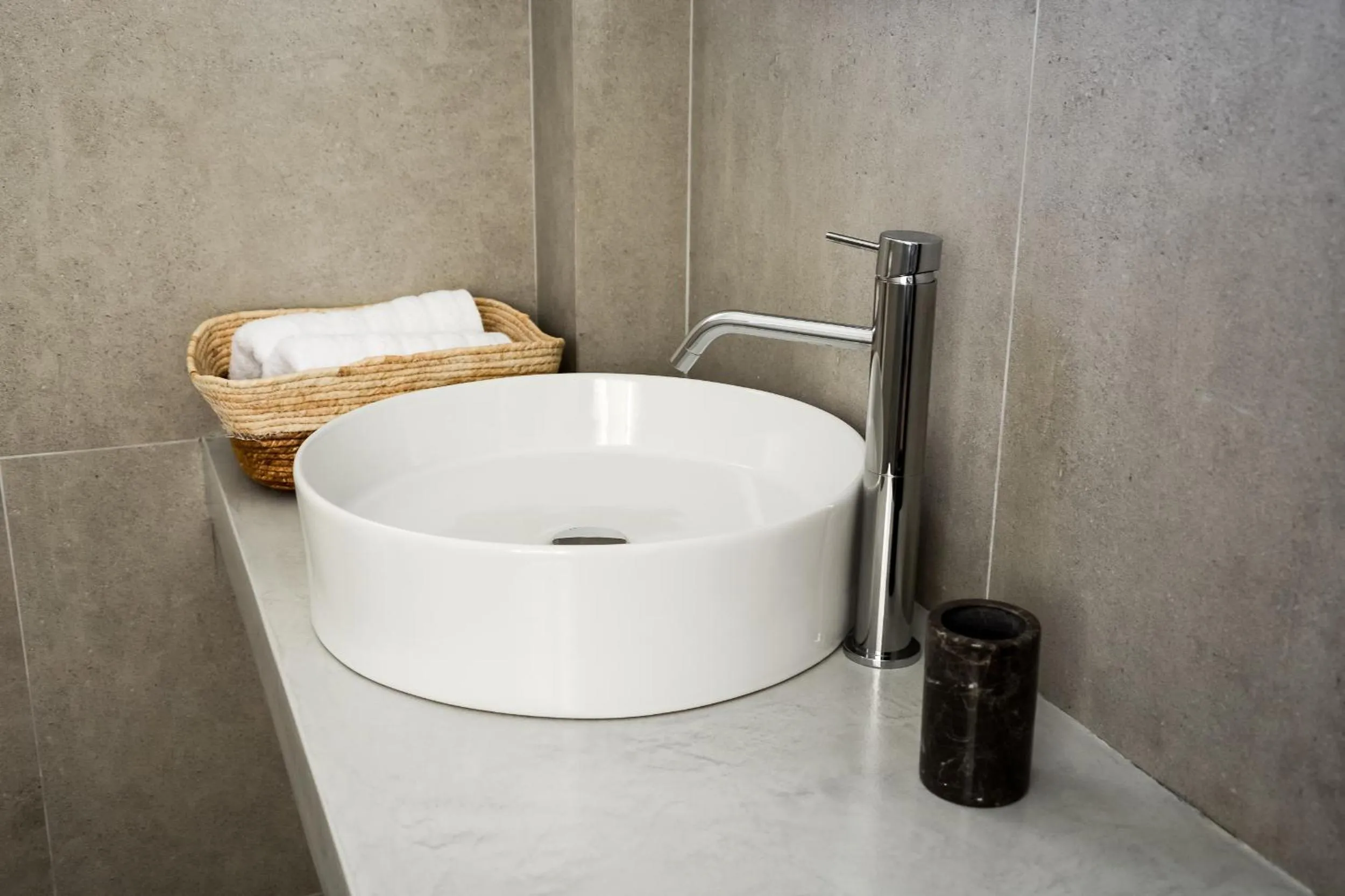 Bathroom in Pharos Apartments