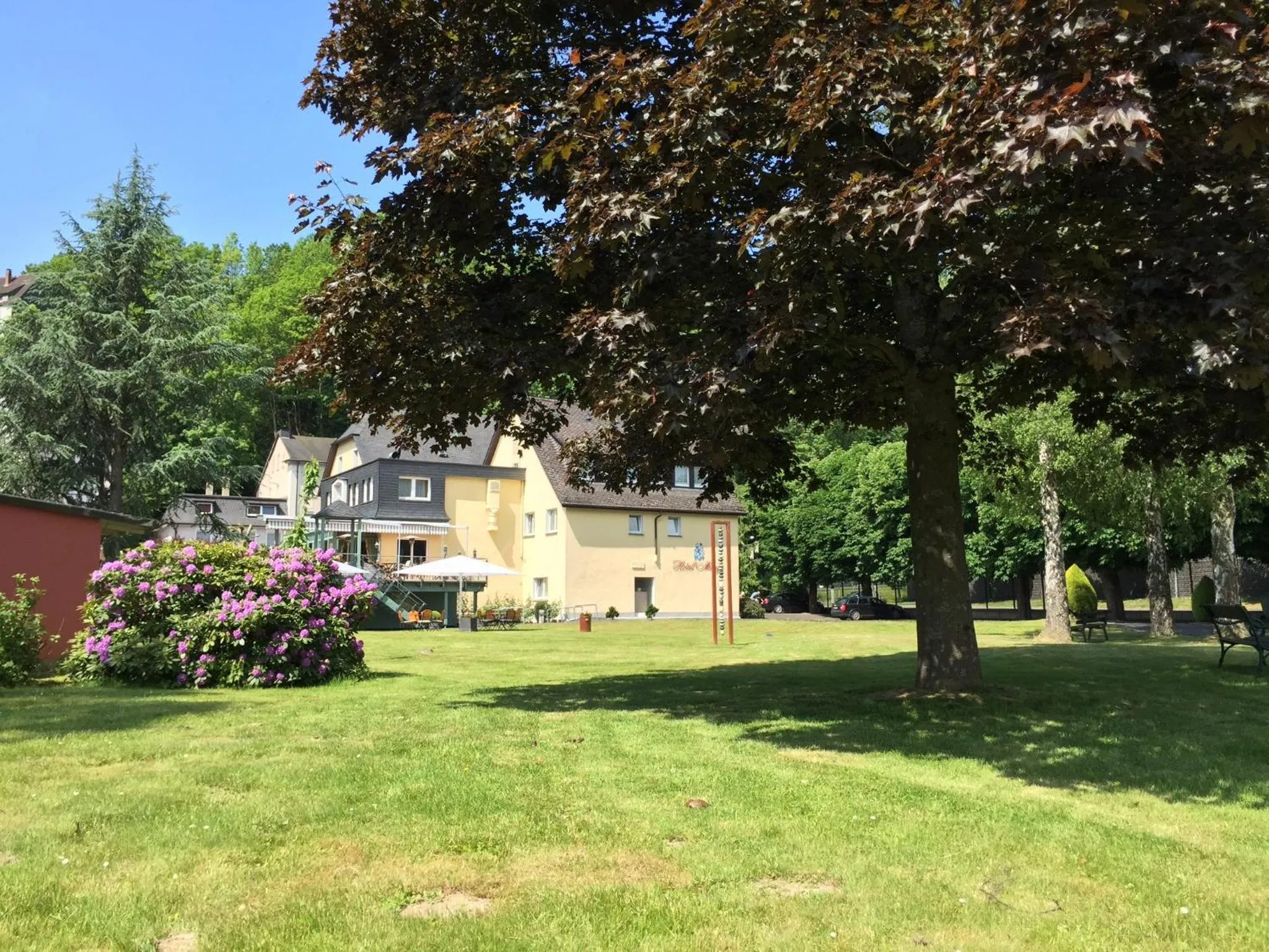 Garden in Hotel Menge "An der Schlacht"