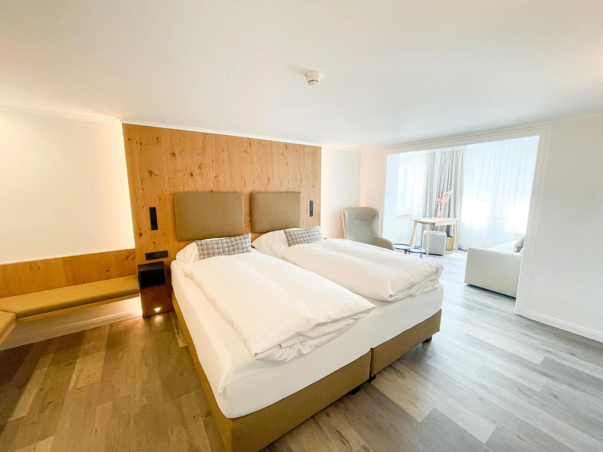 Bedroom, Bed in Hotel Menge "An der Schlacht"